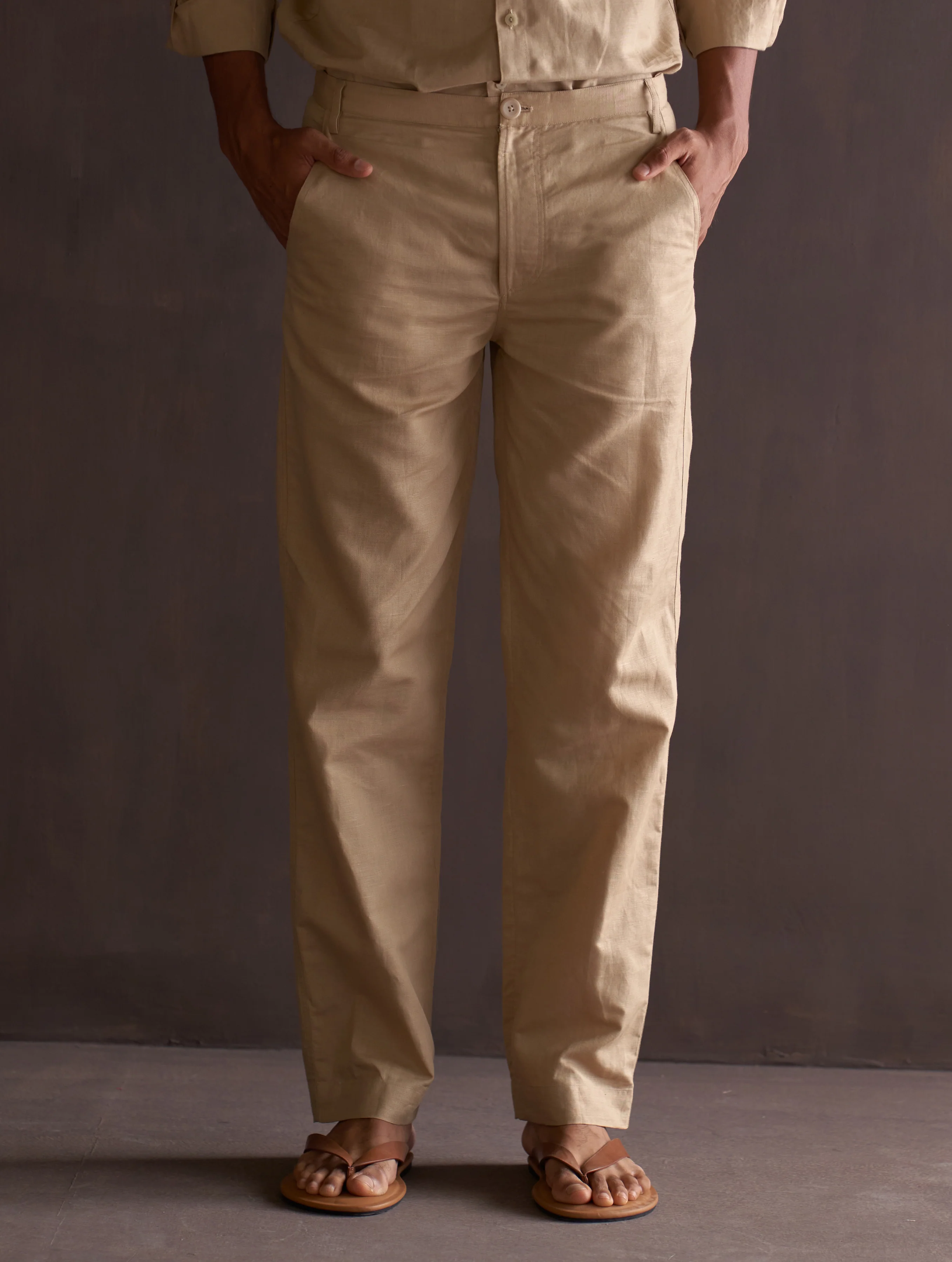 Akio Live-in Pants - Sand - Image 5