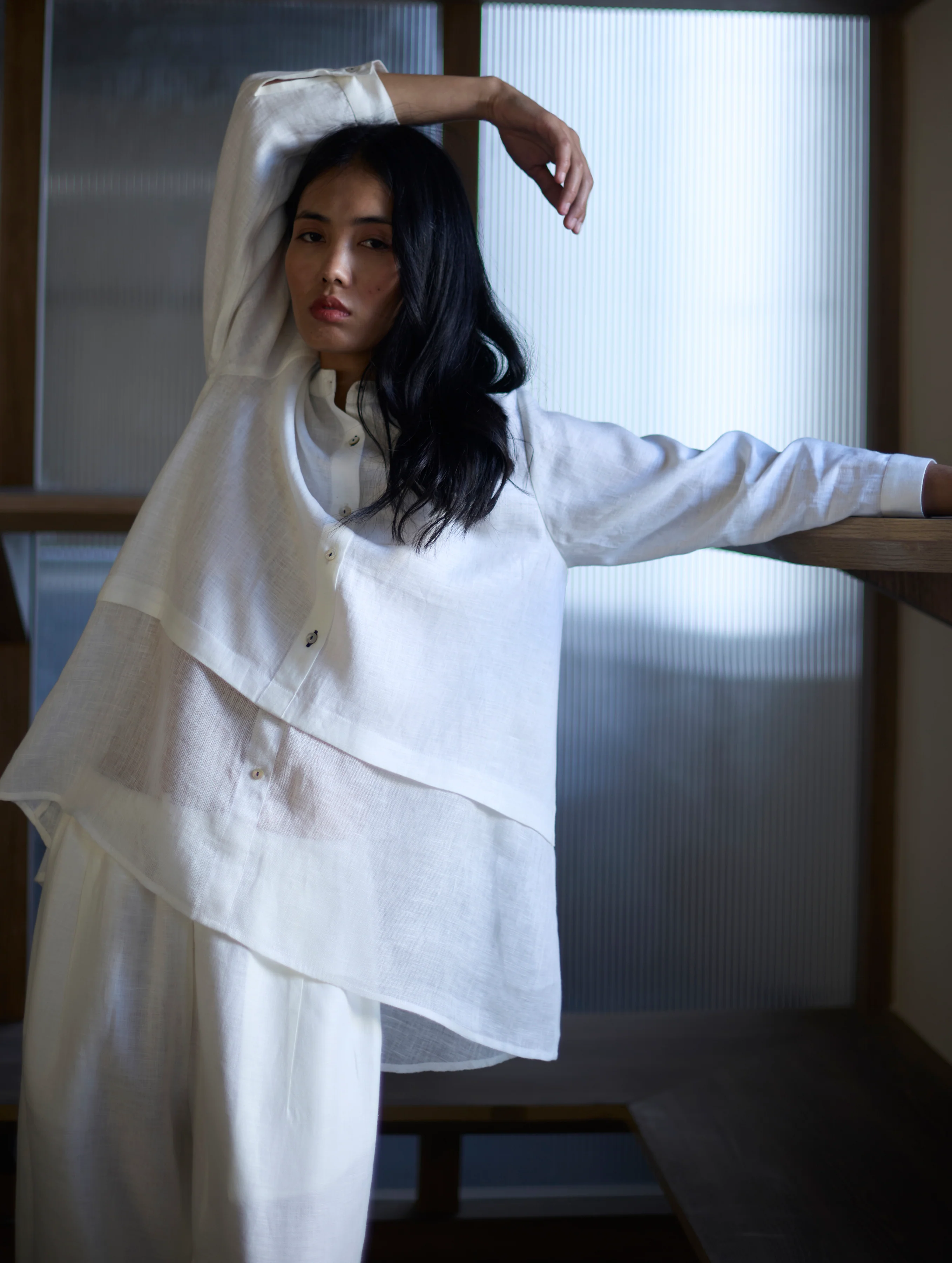 Anaya Linen Co-ord Set - Ivory - Image 5