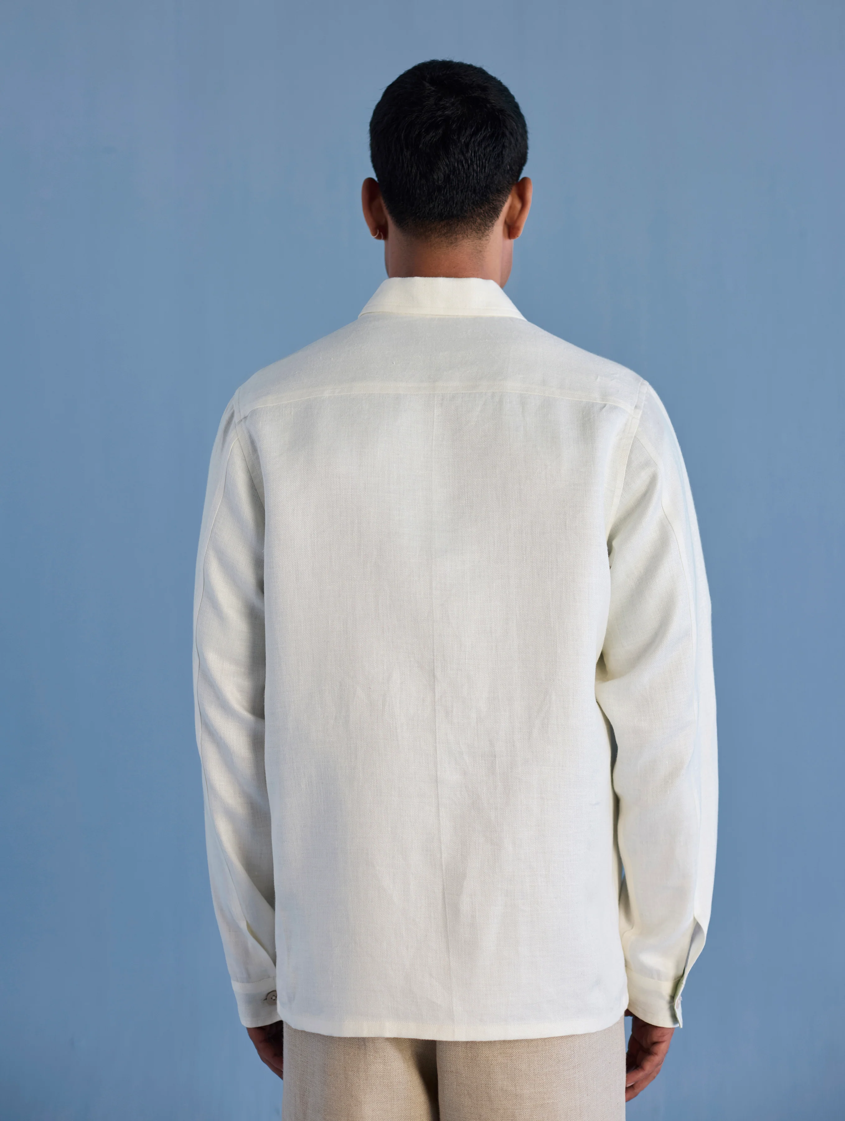 Ansh Forever Linen Shacket - Ivory - Image 11