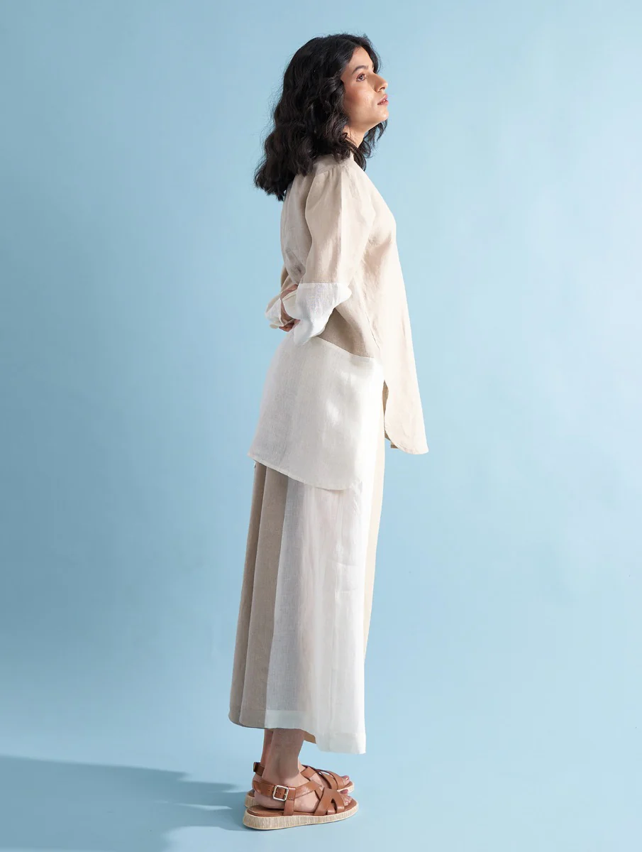 Asami Color-Blocked Culottes - Dawn - Image 5