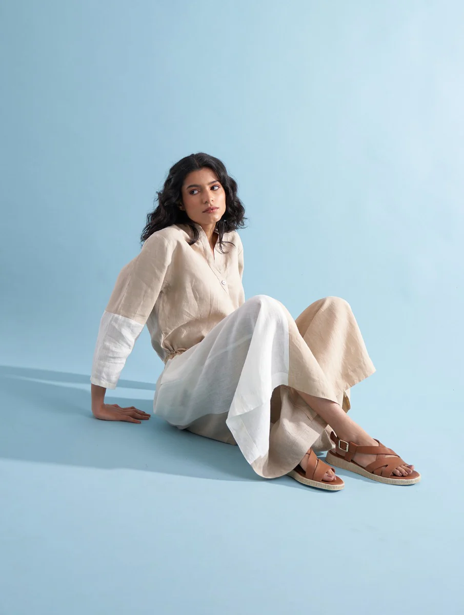 Asami Color-Blocked Culottes - Dawn - Image 6