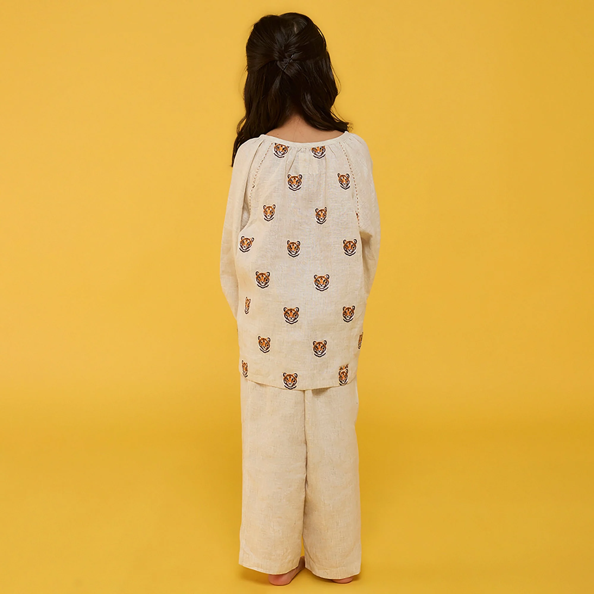 Aurel Linen Co-Ord set - Natural - Image 3