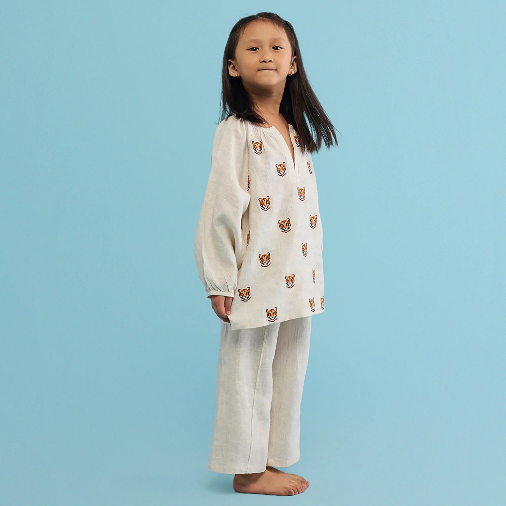 Aurel Linen Co-Ord set - Natural - Image 4