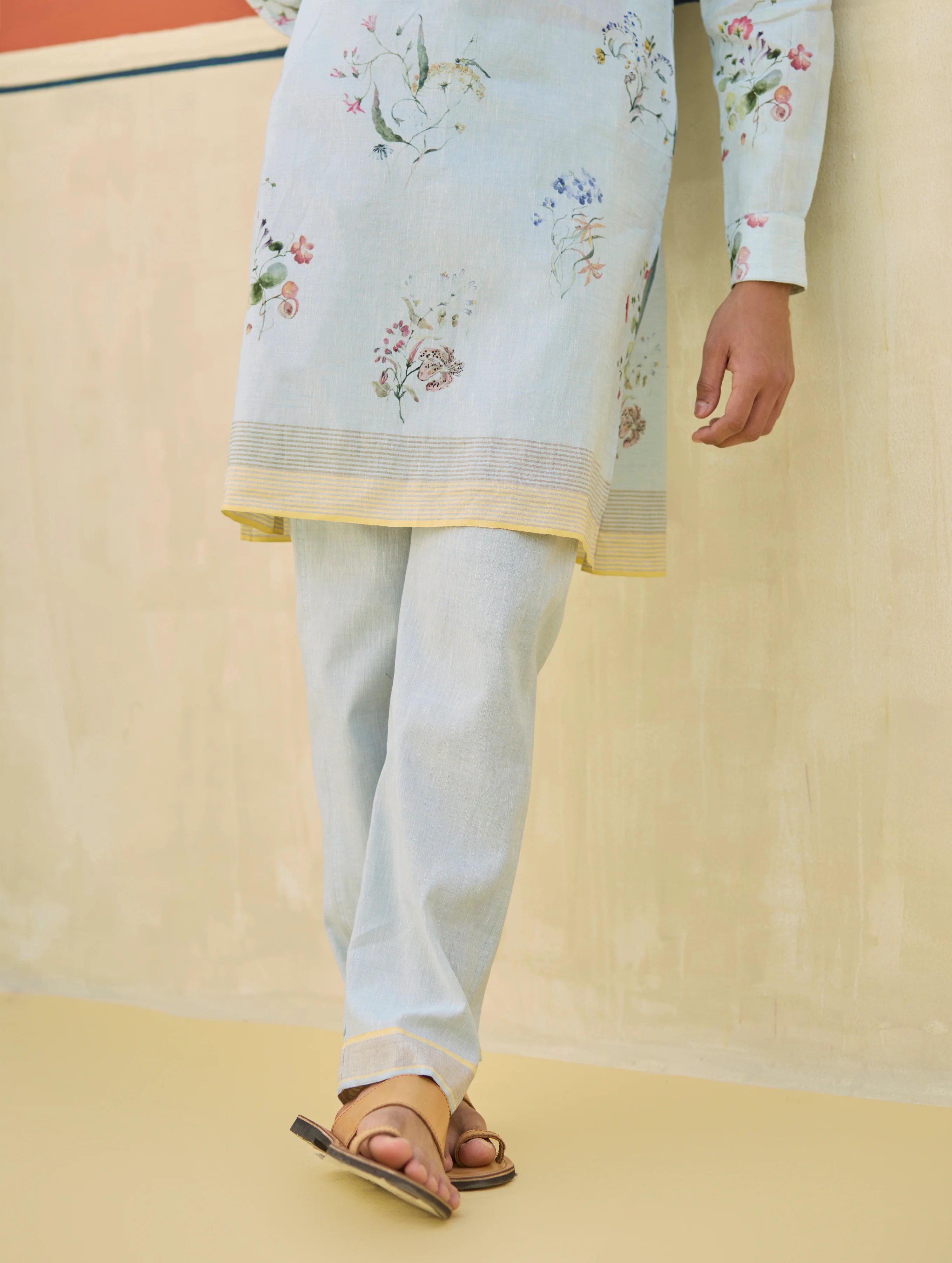 Ciro Floral Kurta Set
- Sky - Image 5