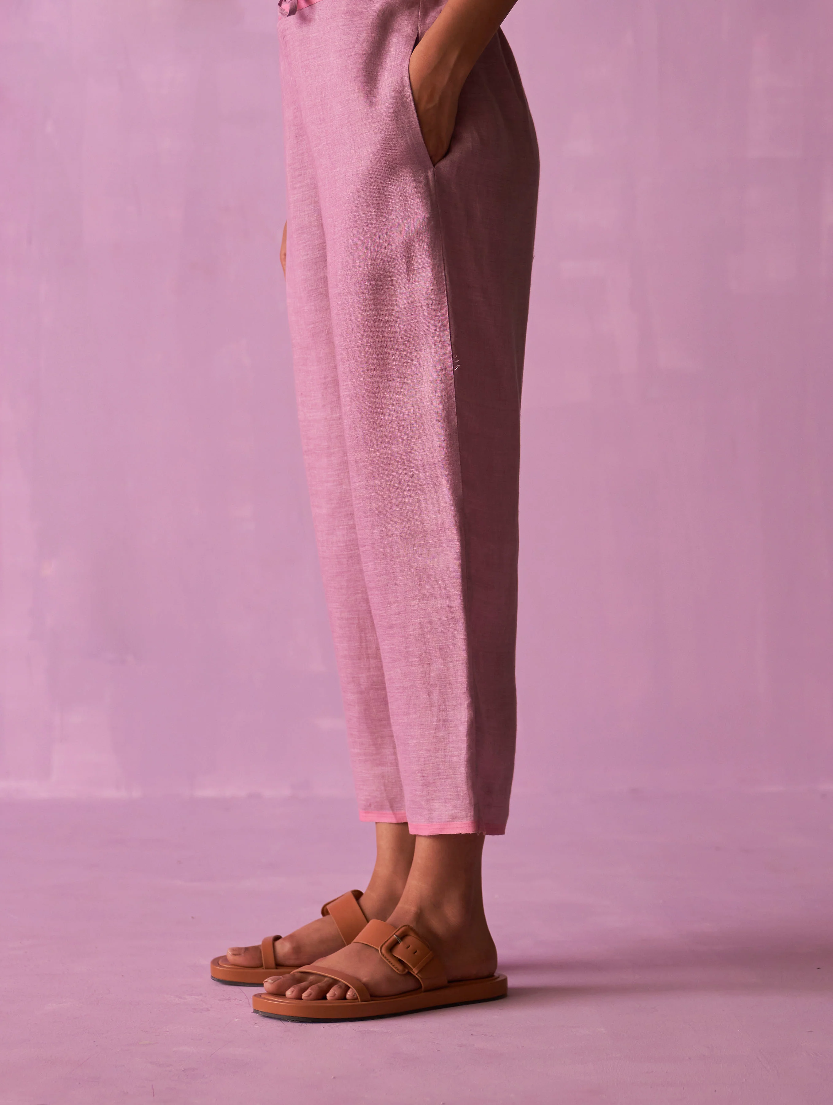 Clara Metallic Co-ord Set - Lavender - Image 6