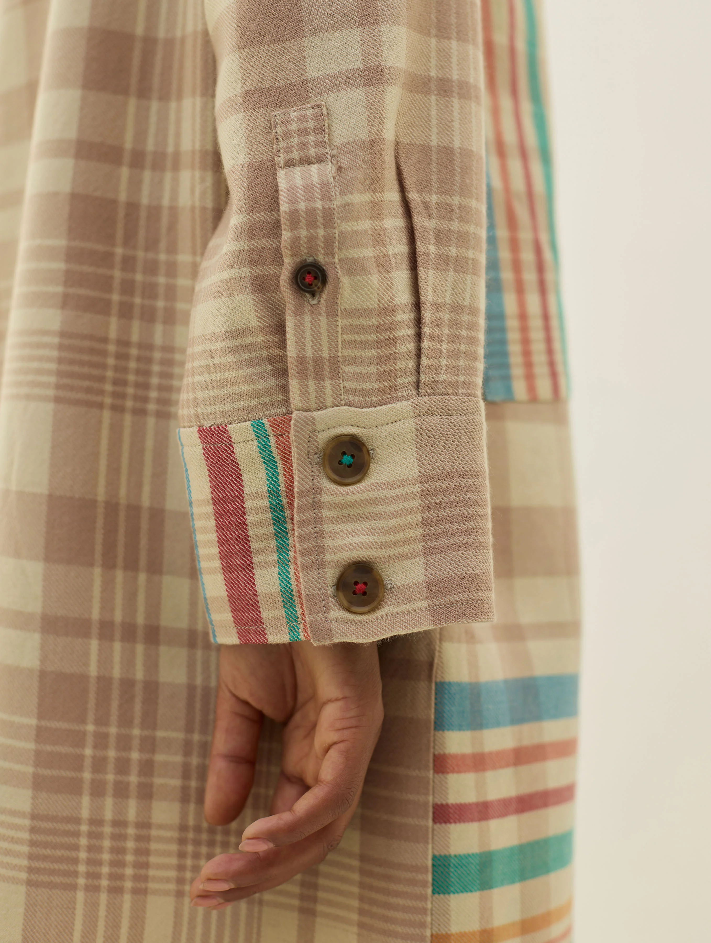 Eden Patch Pocket Dress - Beige - Image 7