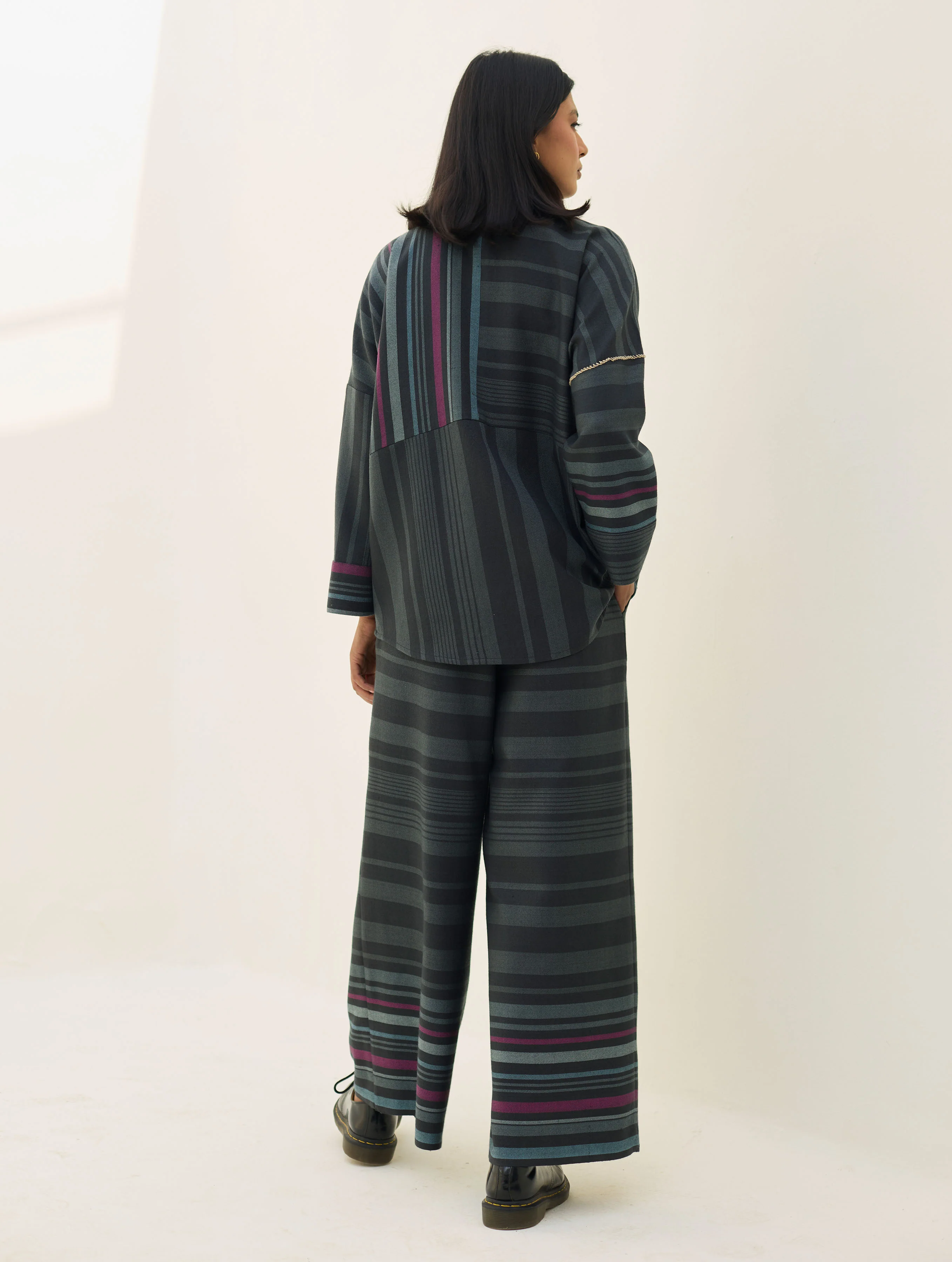 Ellen Dolman Sleeve  Co-ord Set - Charcoal - Image 7