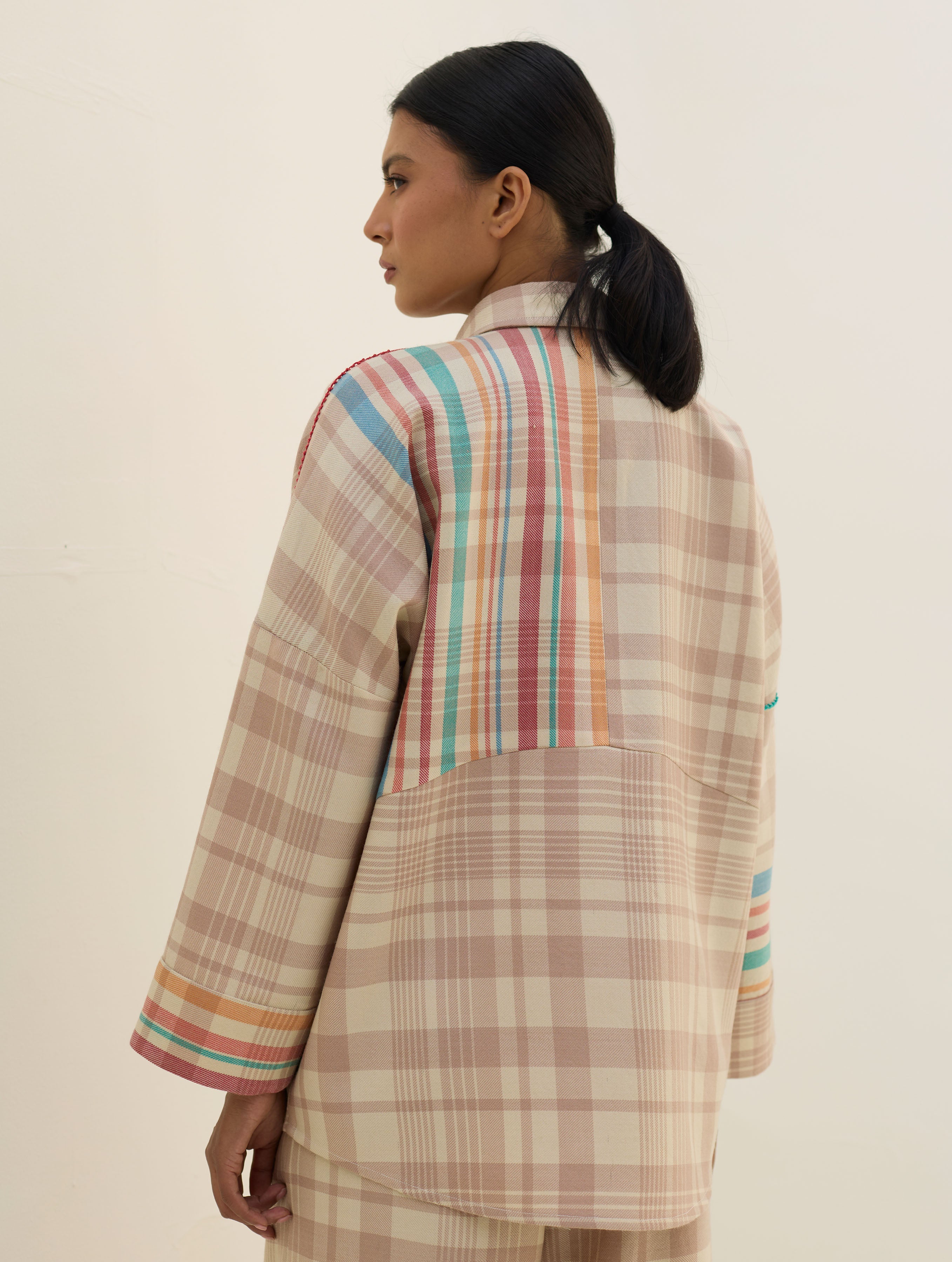 Ellen Dolman Sleeve Shirt - Beige - Image 3