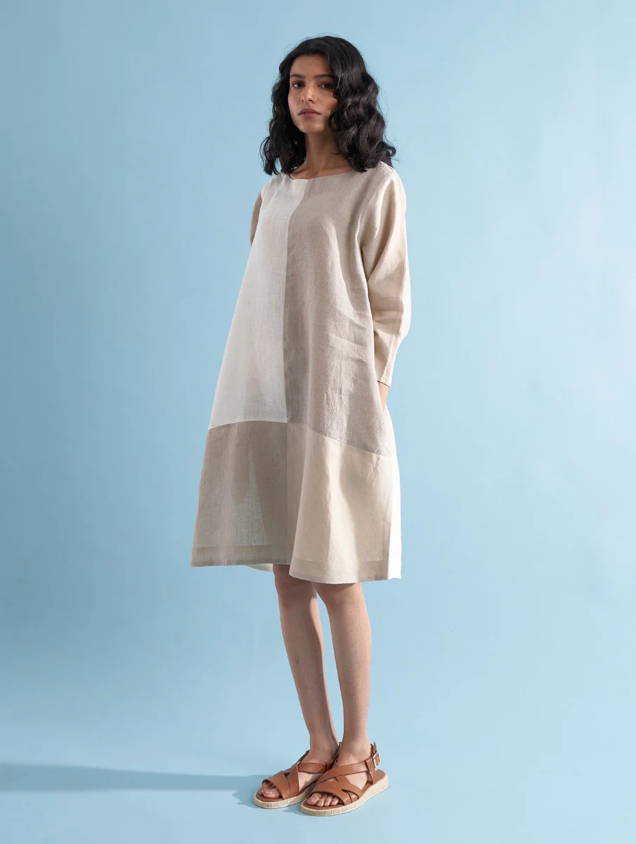 Ena Linen Dress - Dawn - Image 3
