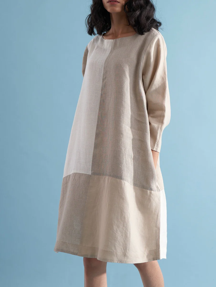 Ena Linen Dress - Dawn - Image 6
