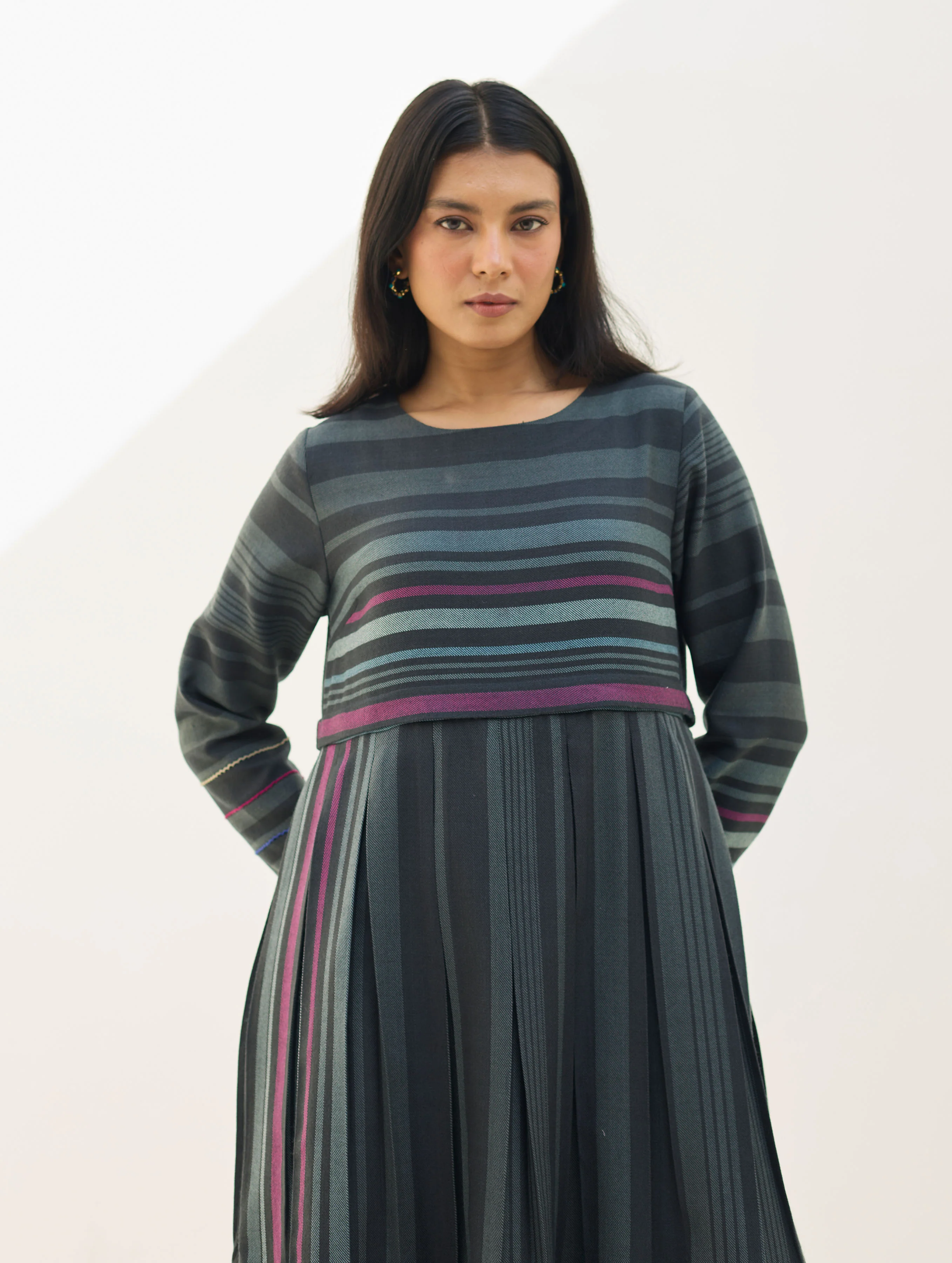 Fiona Merino Wool Co-ord Set - Charcoal - Image 11