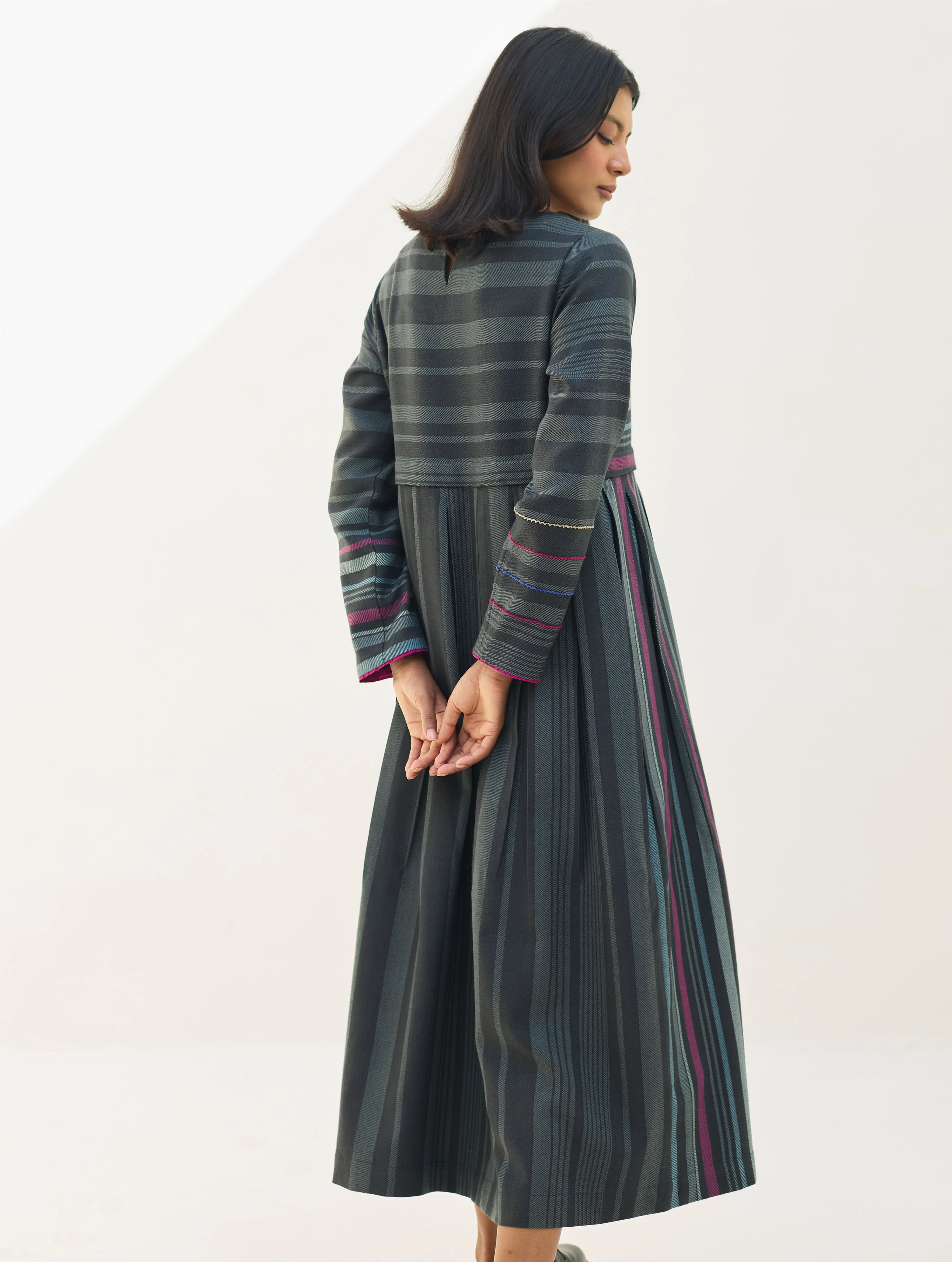 Fiona Merino Wool Co-ord Set - Charcoal - Image 12