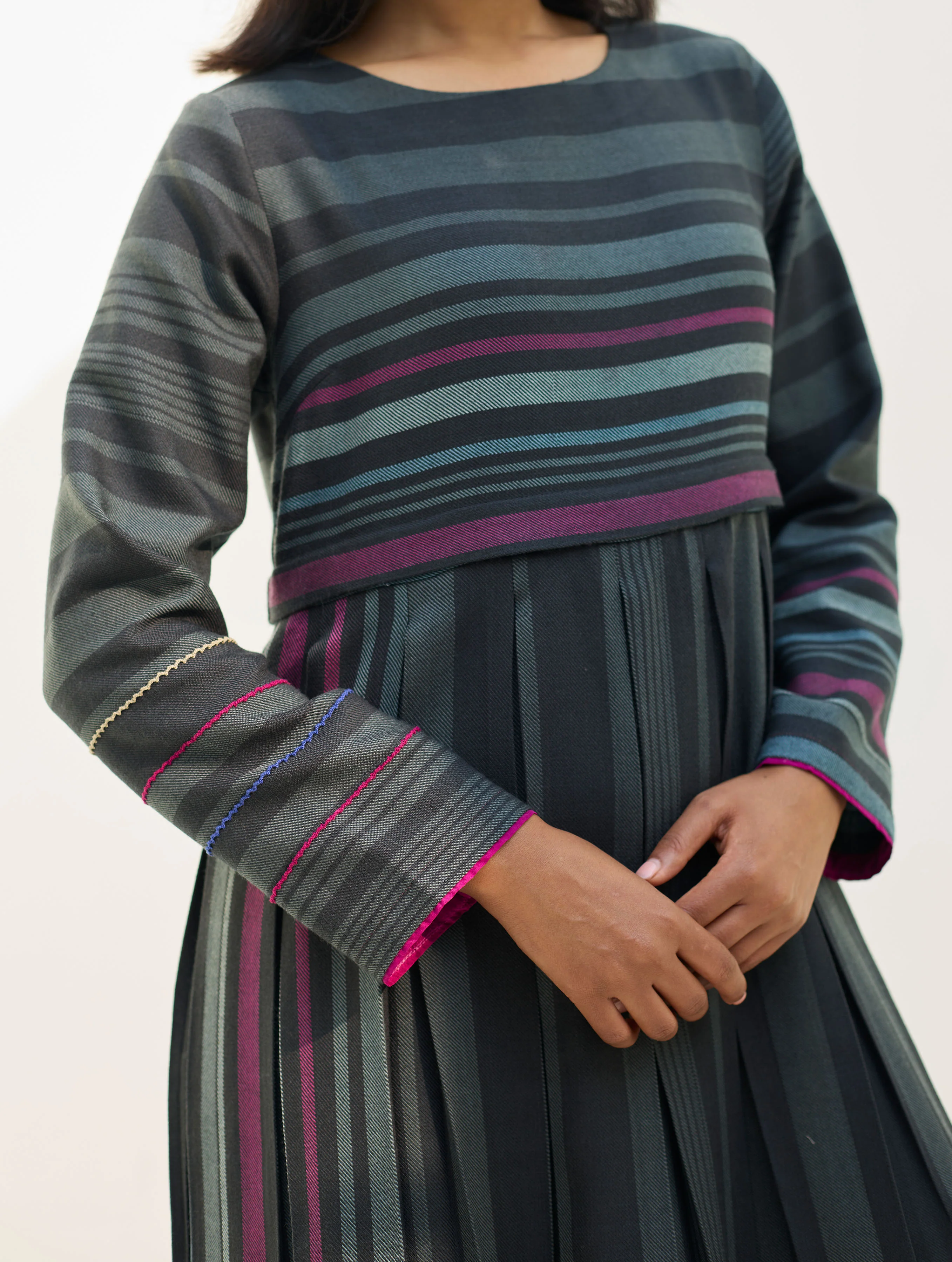 Fiona Merino Wool Co-ord Set - Charcoal - Image 15