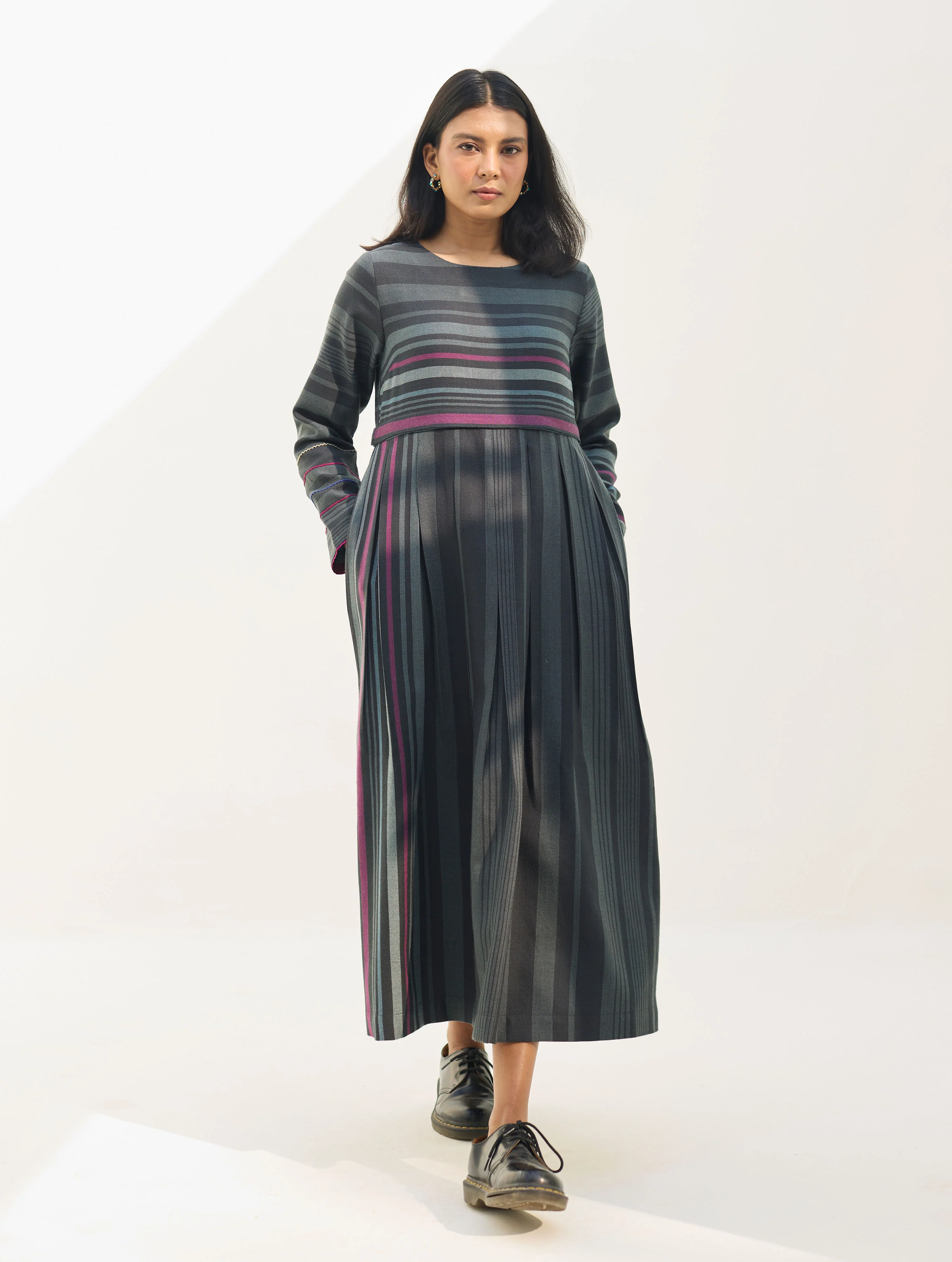 Fiona Merino Wool Co-ord Set - Charcoal - Image 3