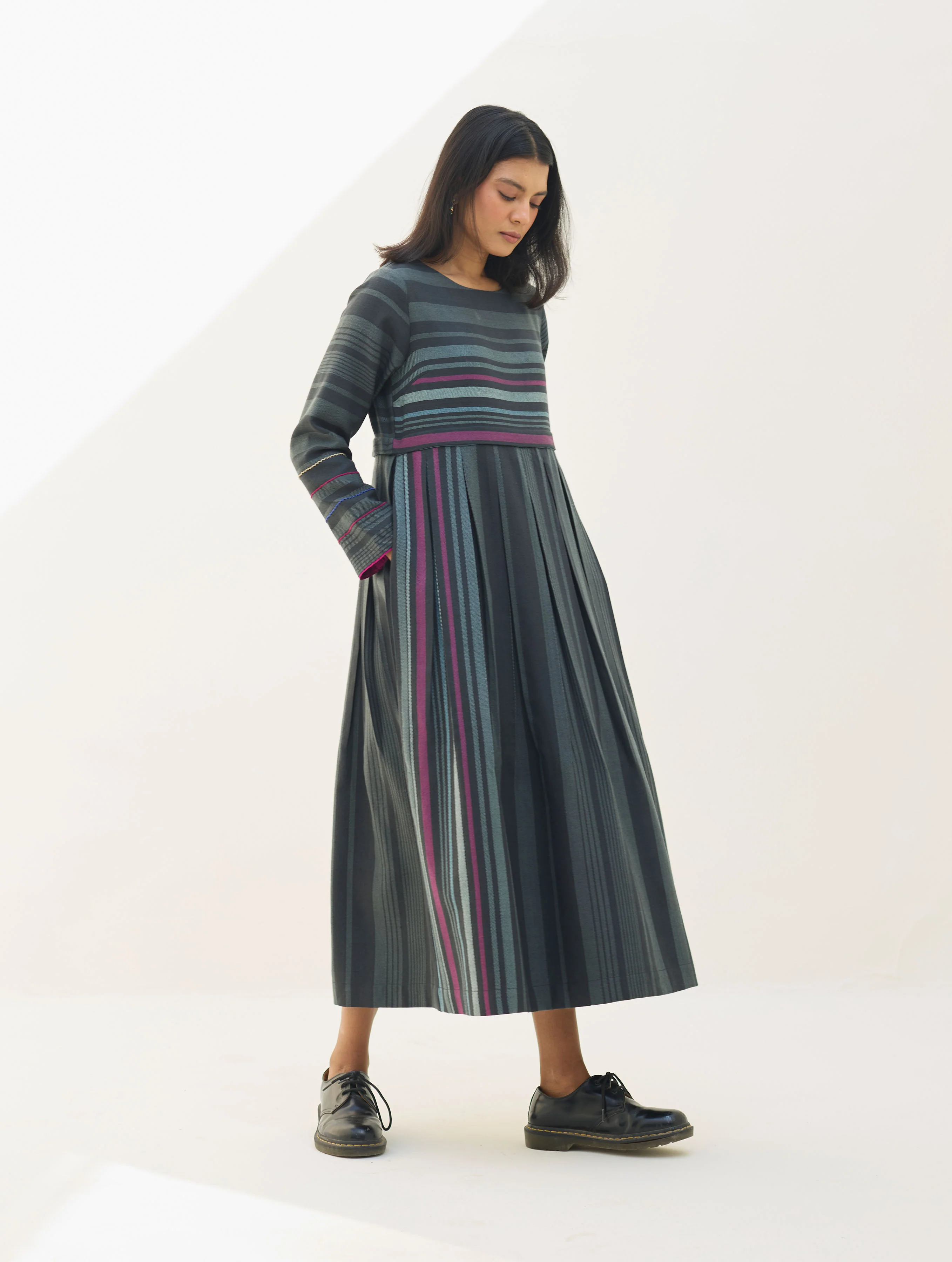 Fiona Merino Wool Co-ord Set - Charcoal - Image 4