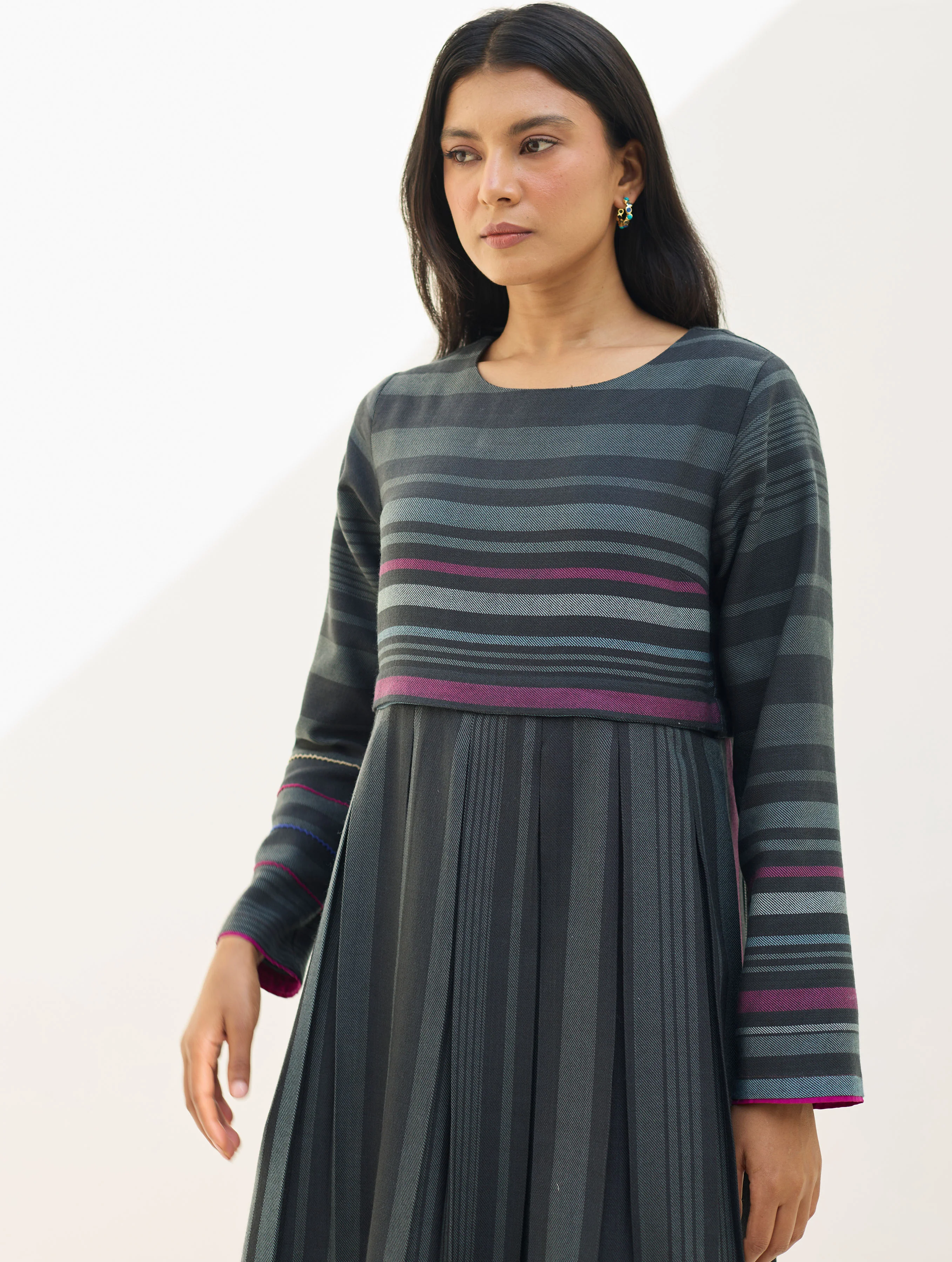 Fiona Merino Wool Co-ord Set - Charcoal - Image 6