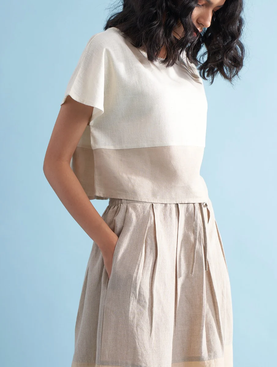 Iku Color-Blocked Skirt - Dawn - Image 5