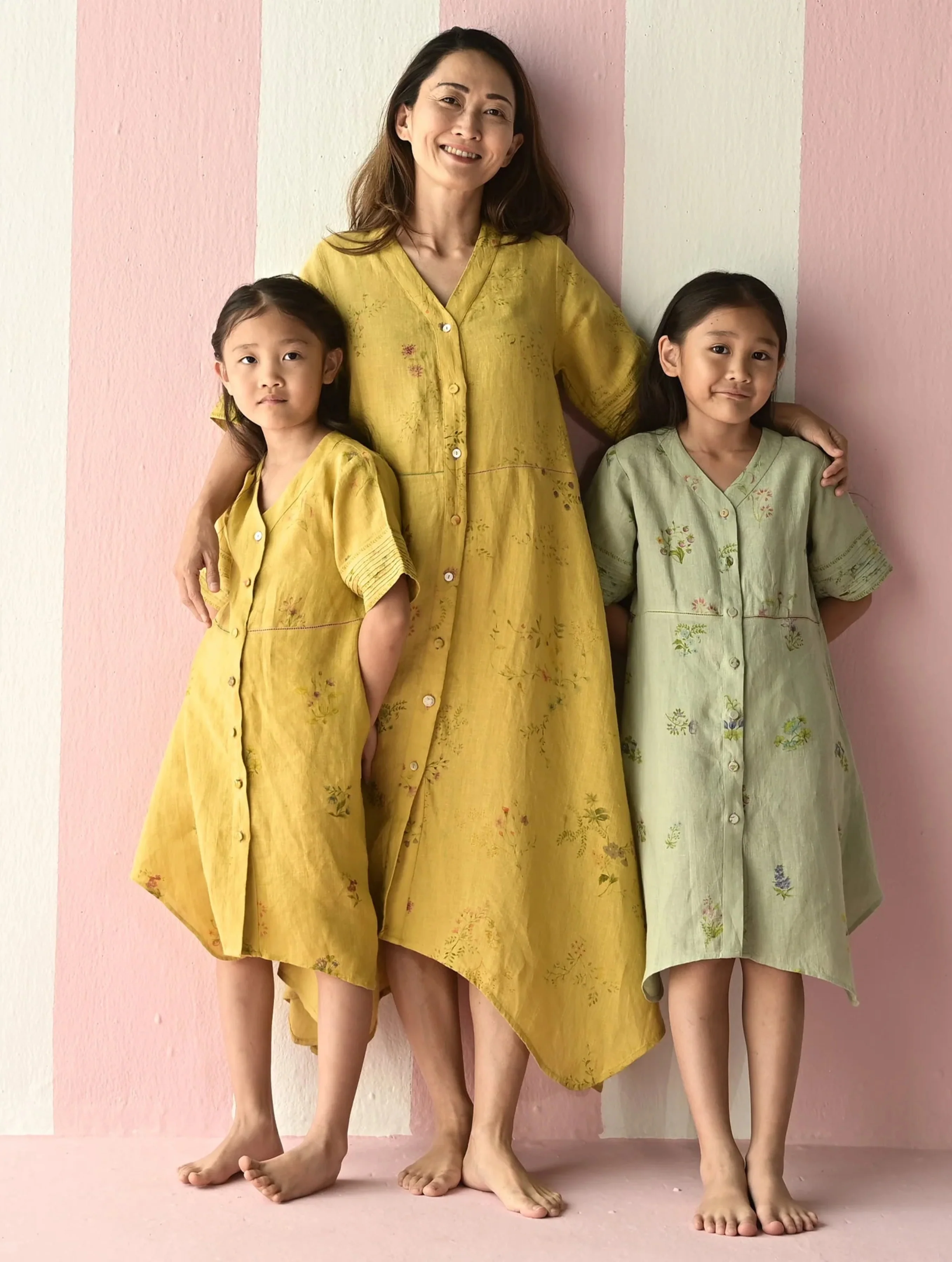 Inoya Linen dress - Mint - Image 5