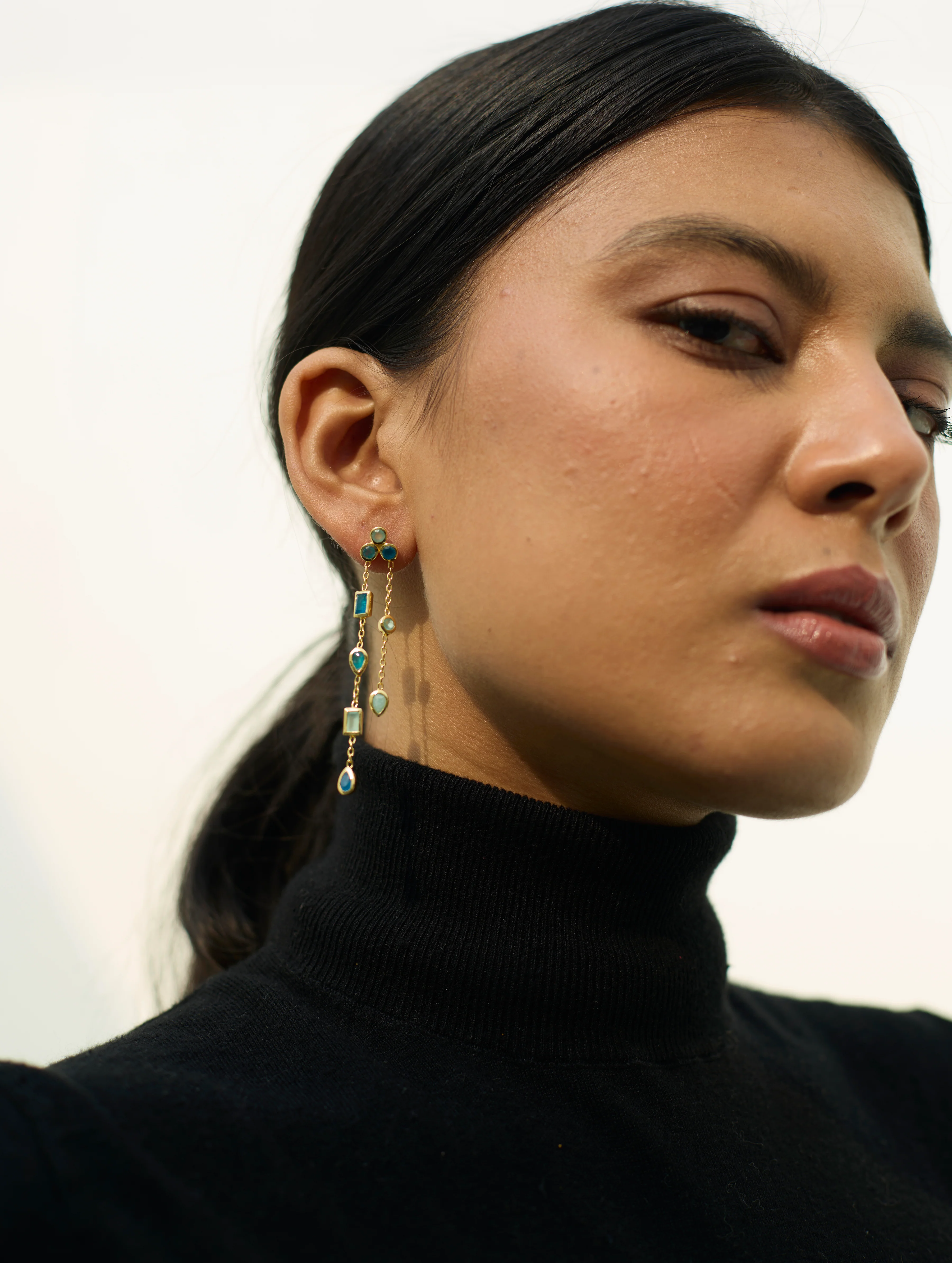Iris Earring - Sea - Image 2