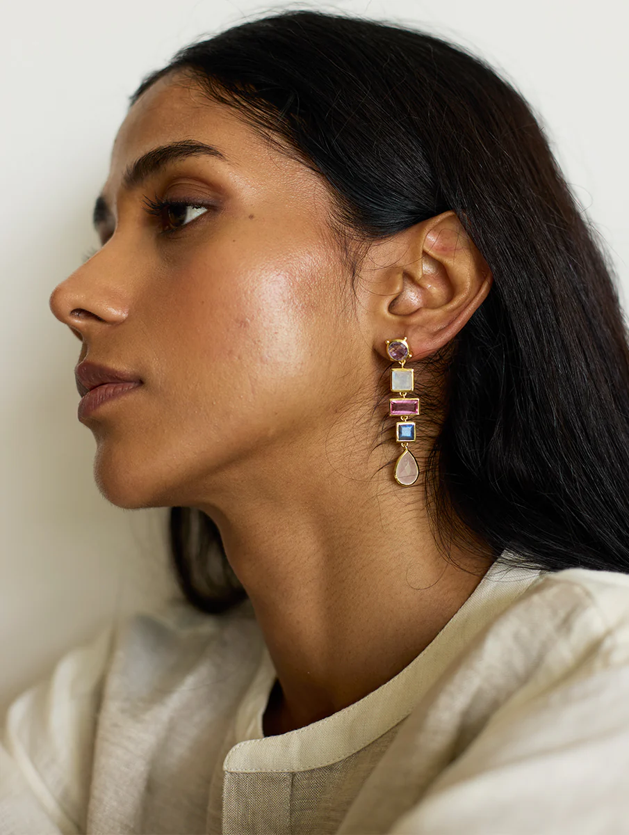 Isa Earrings - Rose - Image 2