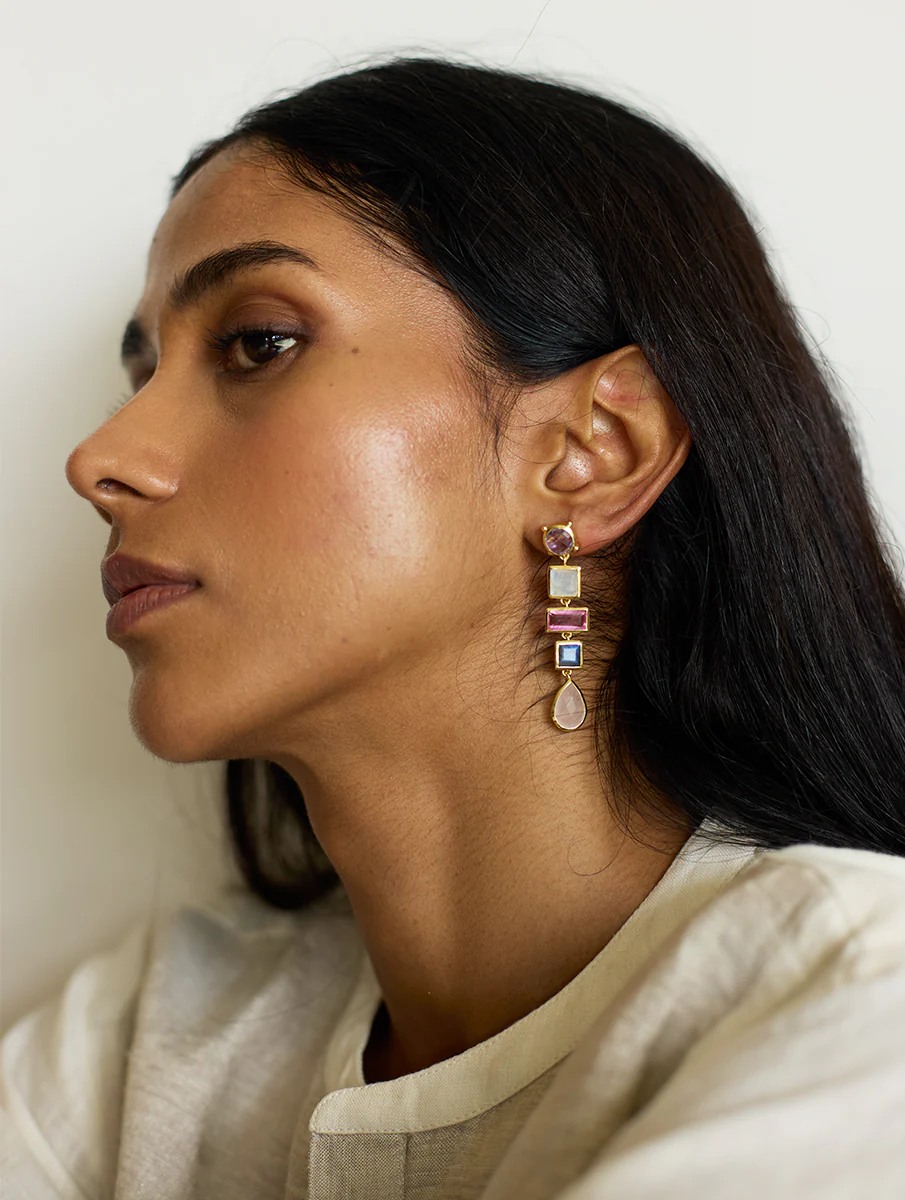 Isa Earrings - Rose - Image 3