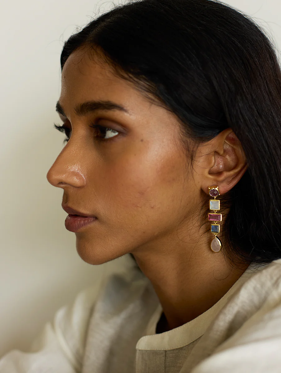 Isa Earrings - Rose - Image 4