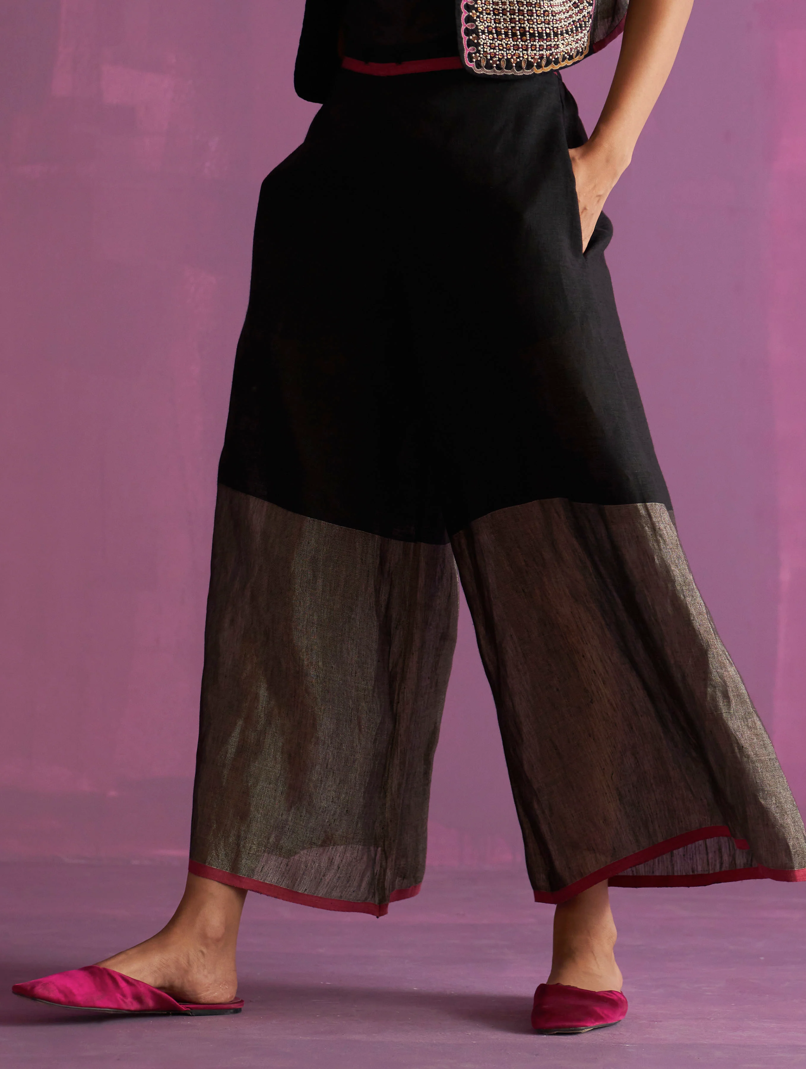 Kasa Co-ord Set with Jacket - Black - Image 11