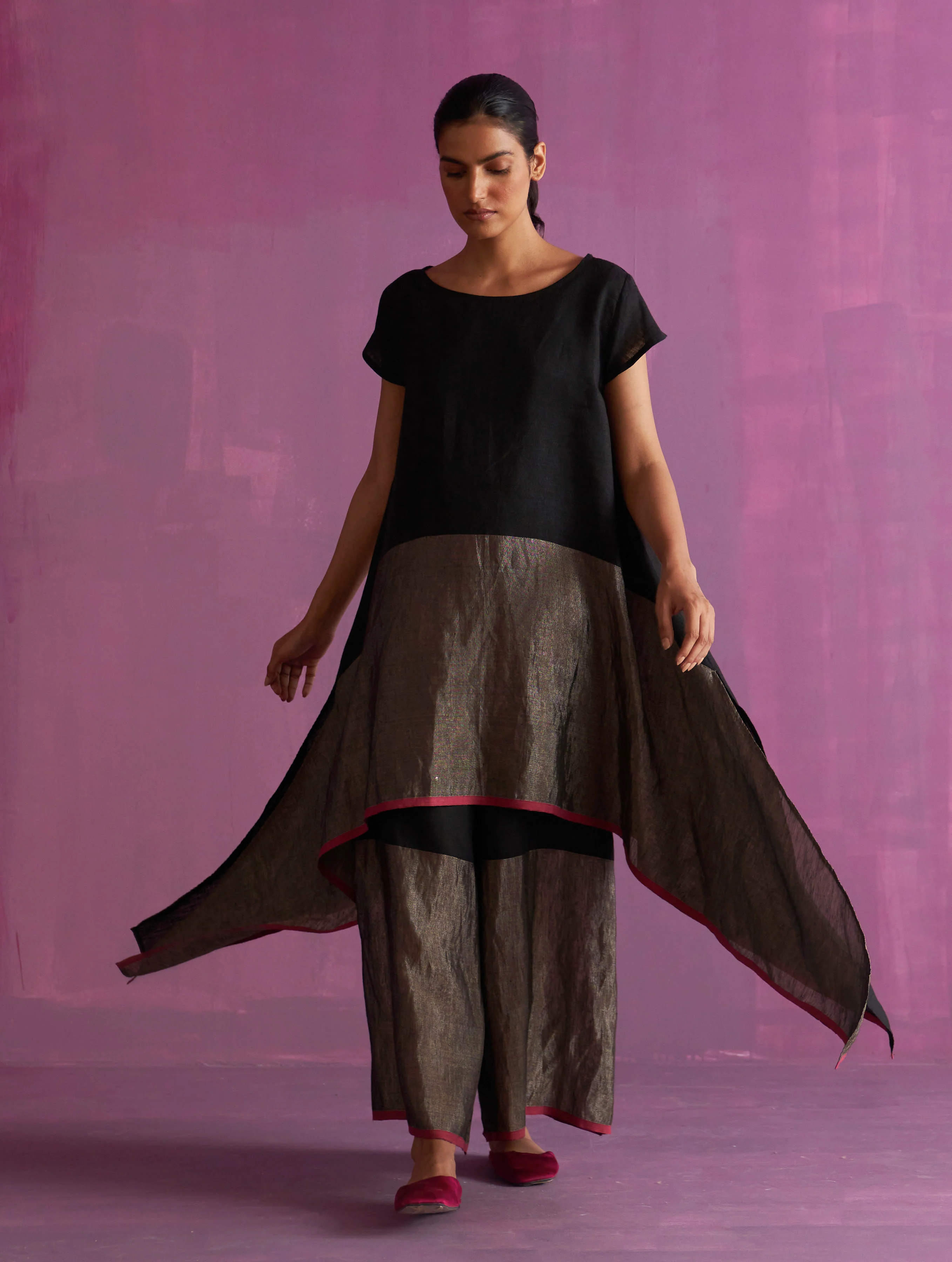 Kasa Co-ord Set with Jacket - Black - Image 7