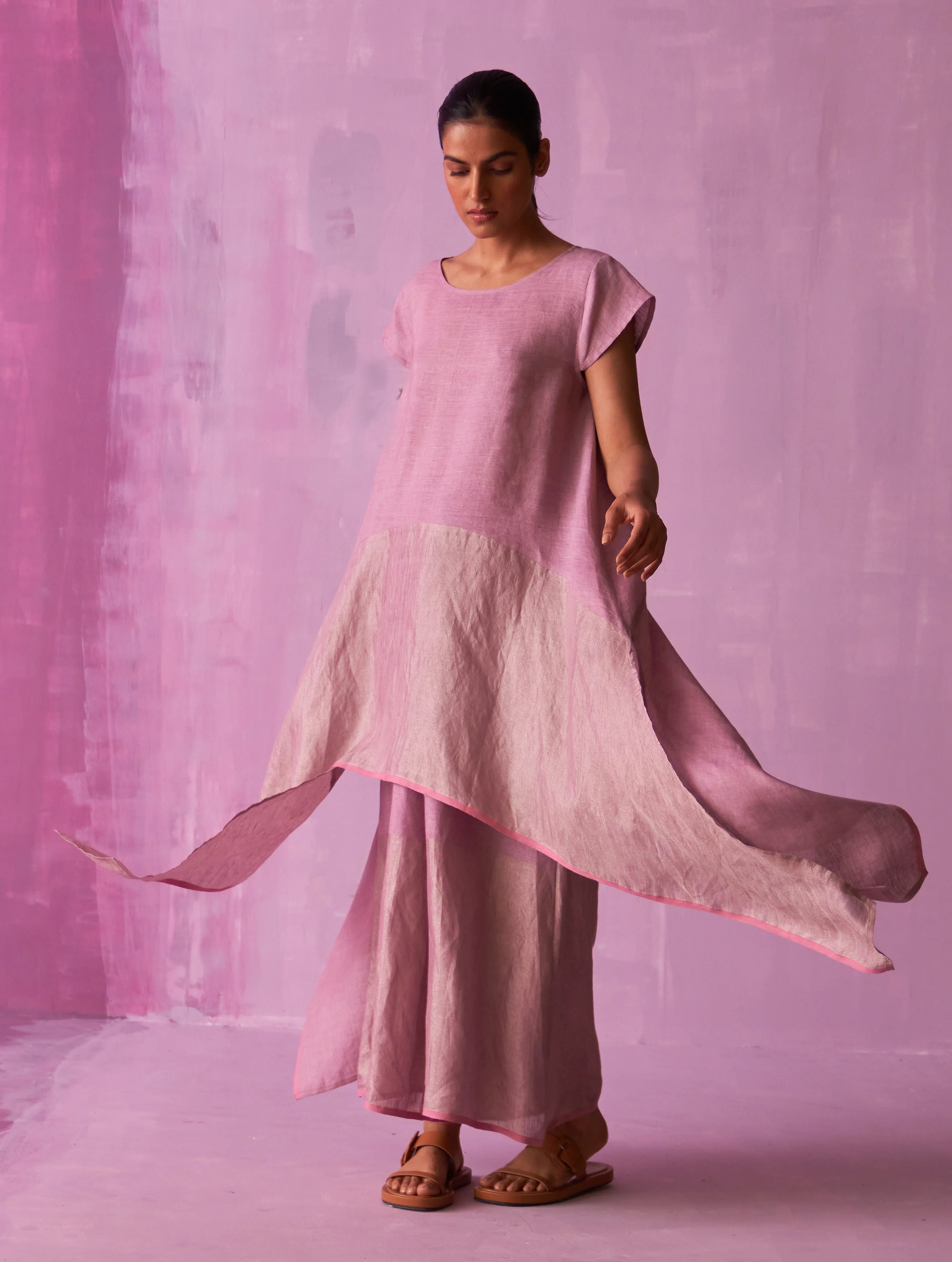 Kasa Co-ord Set with Jacket - Lavender - Image 4