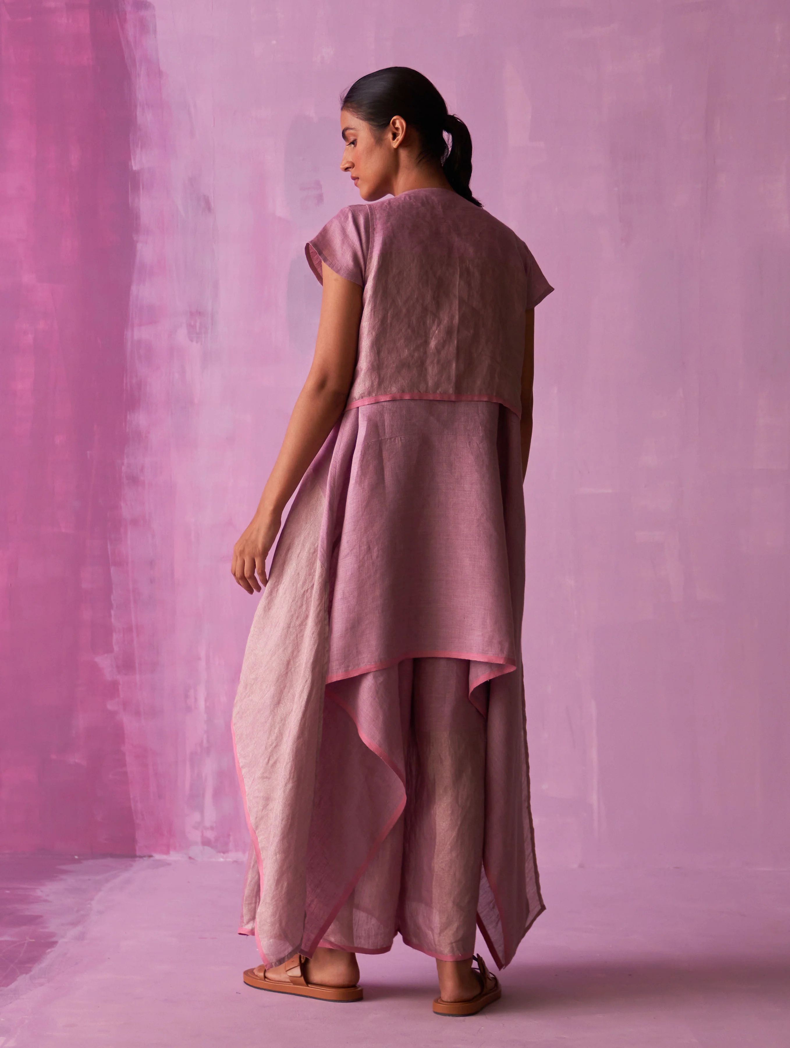 Kasa Co-ord Set with Jacket - Lavender - Image 7
