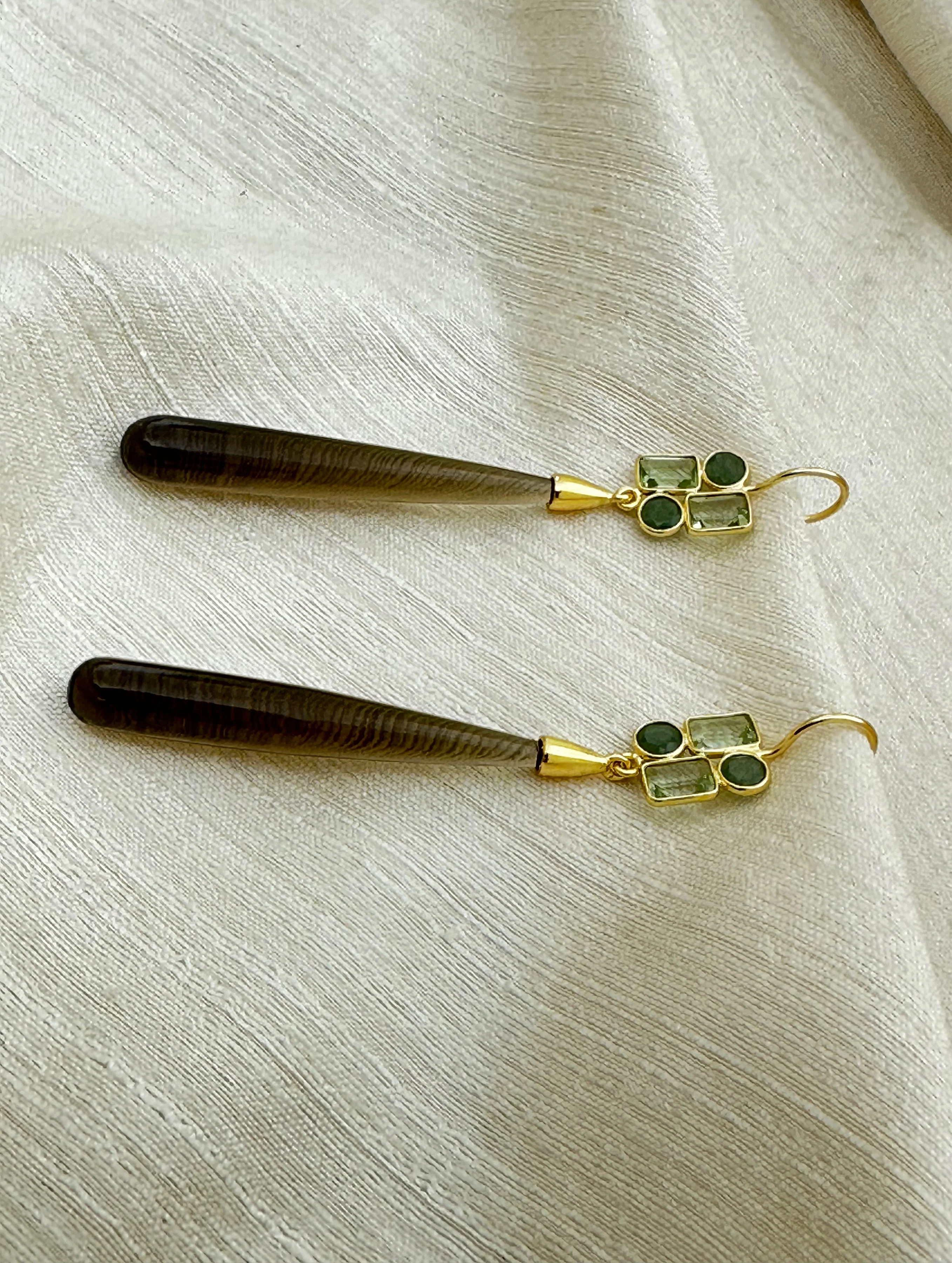 Keraya Earrings - Smoke - Image 3
