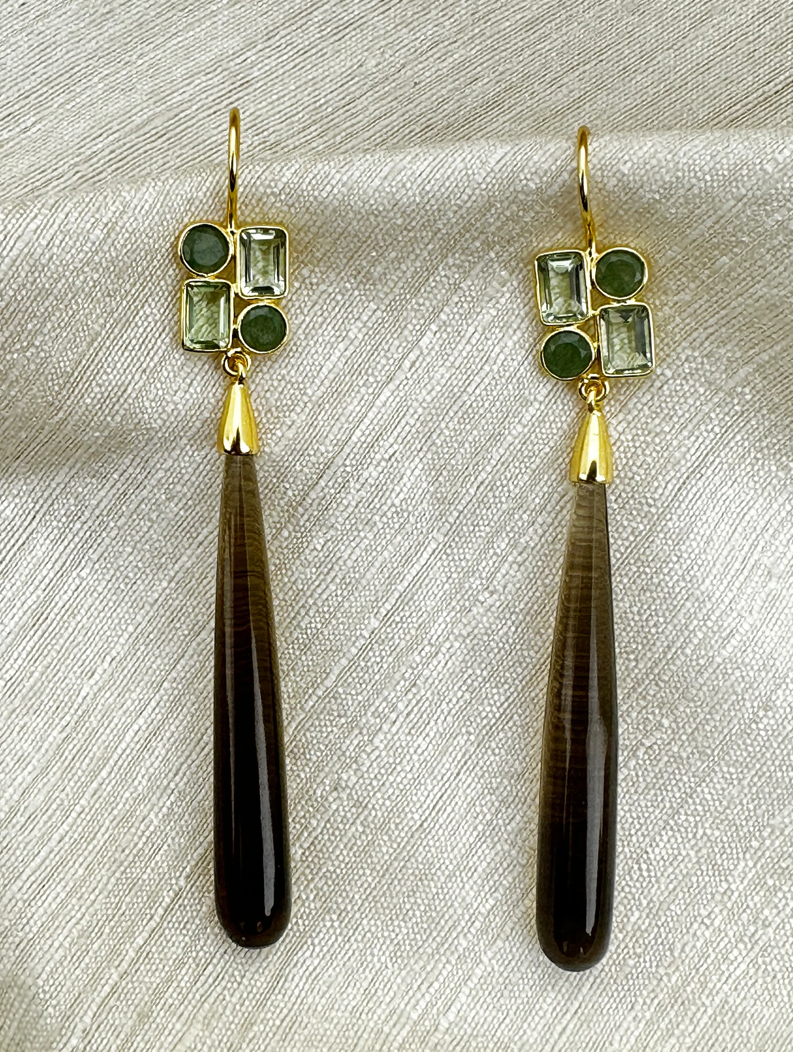 Keraya Earrings - Smoke - Image 4