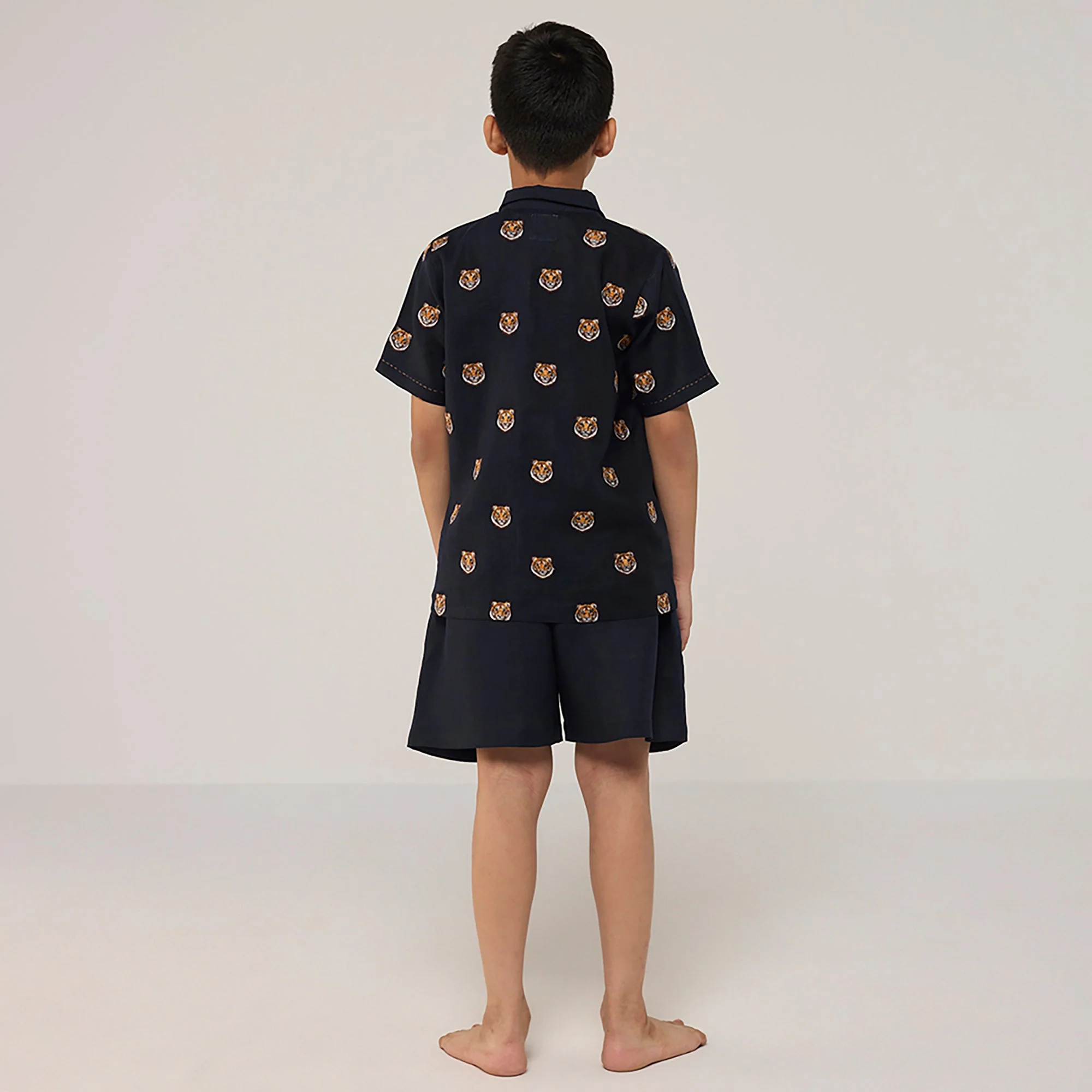 Kin Linen Shirt - Navy - Image 3