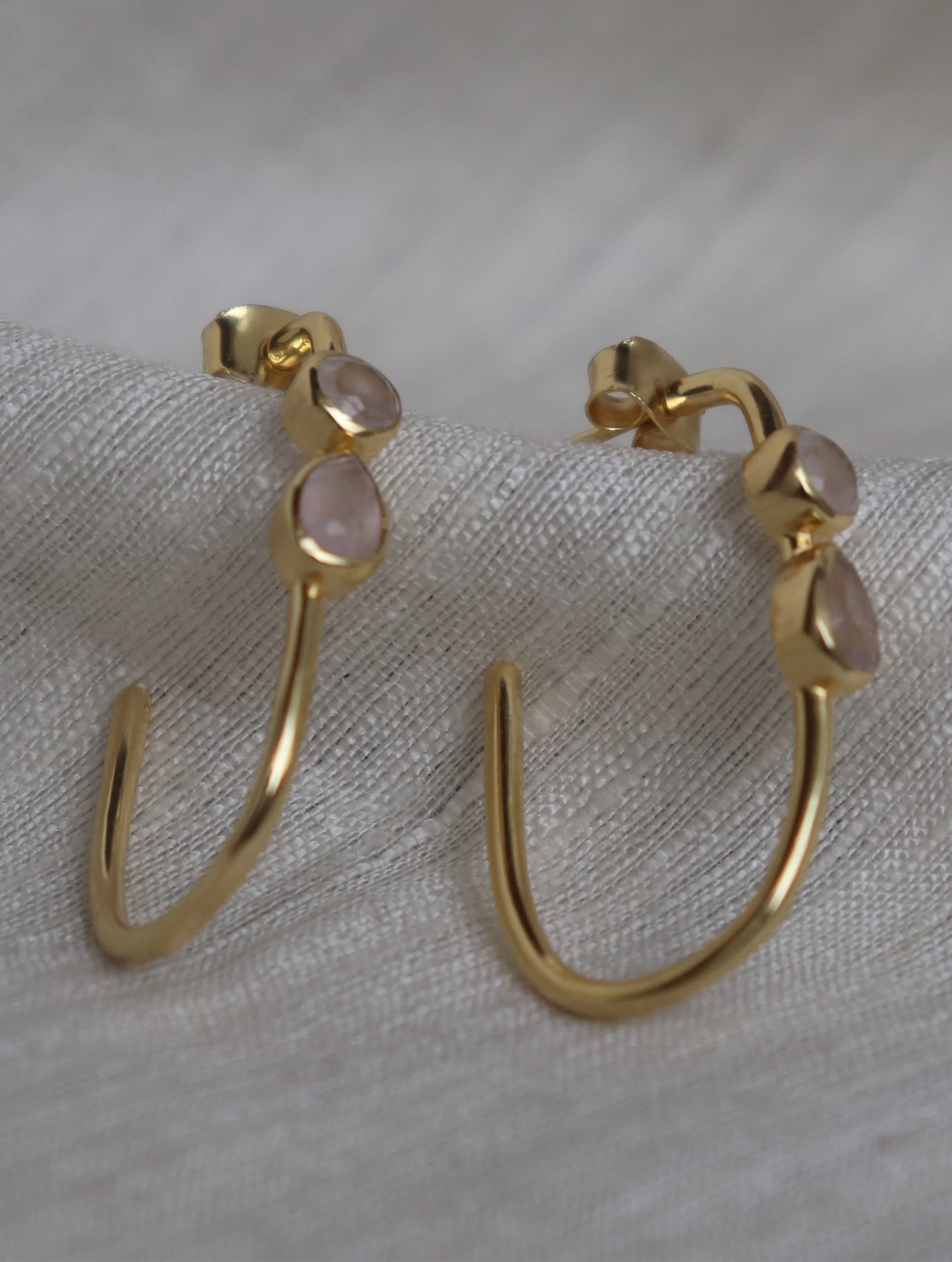 Kira Hoops - Rose - Image 2