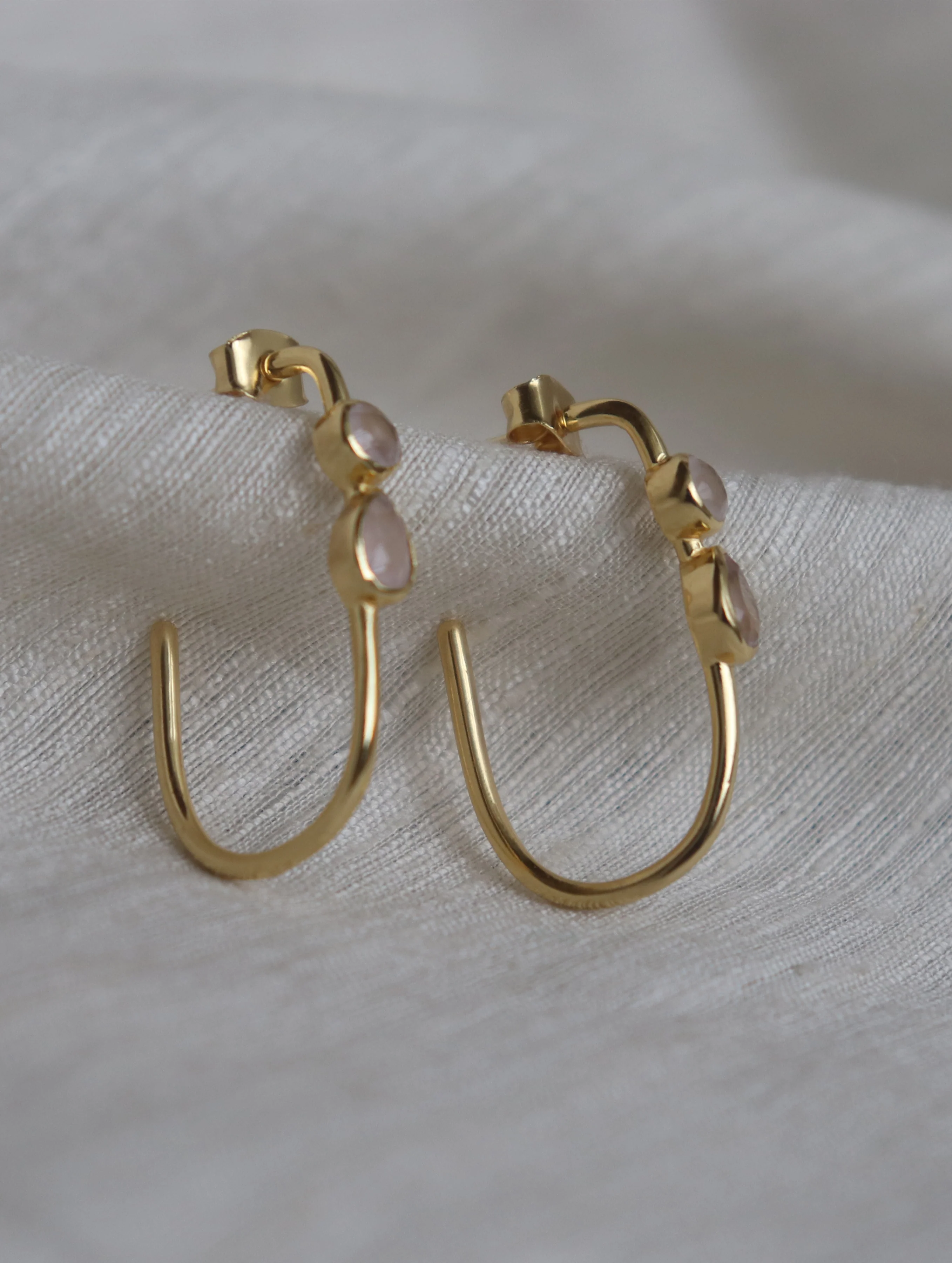Kira Hoops - Rose - Image 3