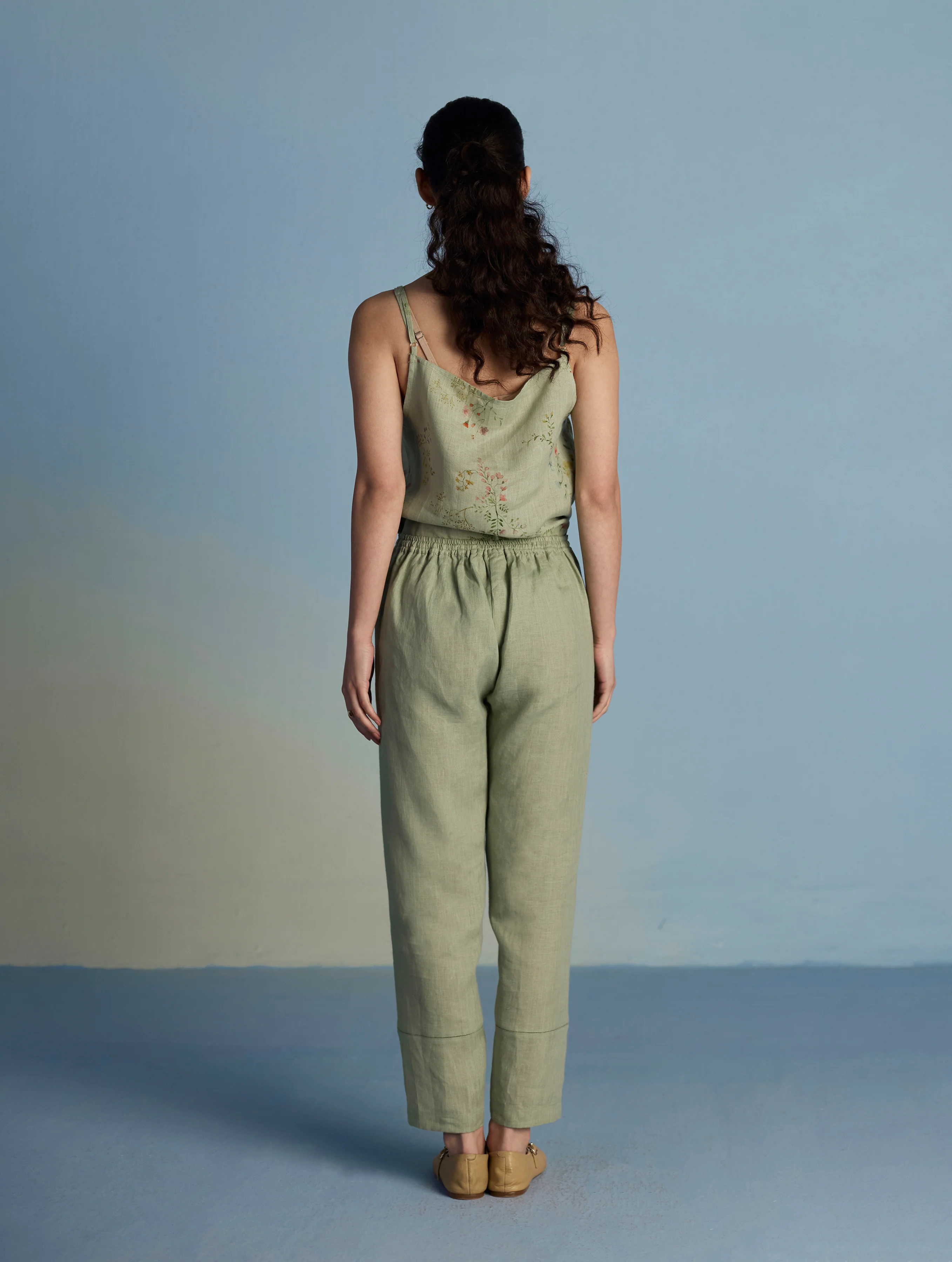 Kuya Timeless Linen Pant - Mint - Image 6