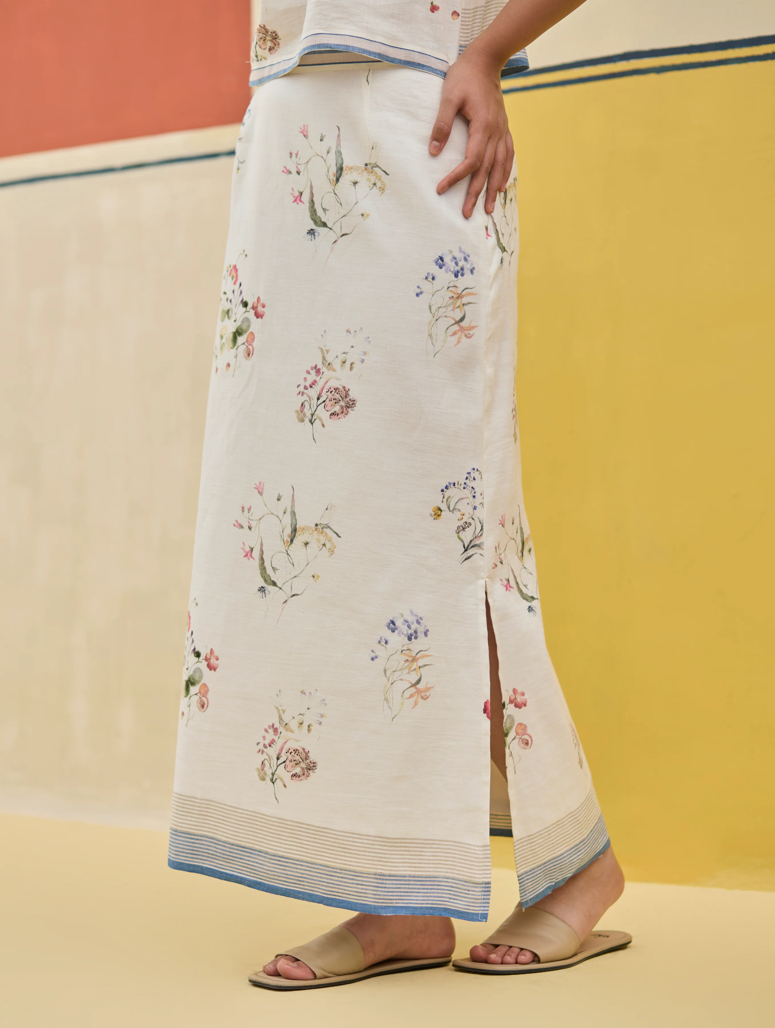 Leena Floral Co-ord Set
- Ivory - Image 2
