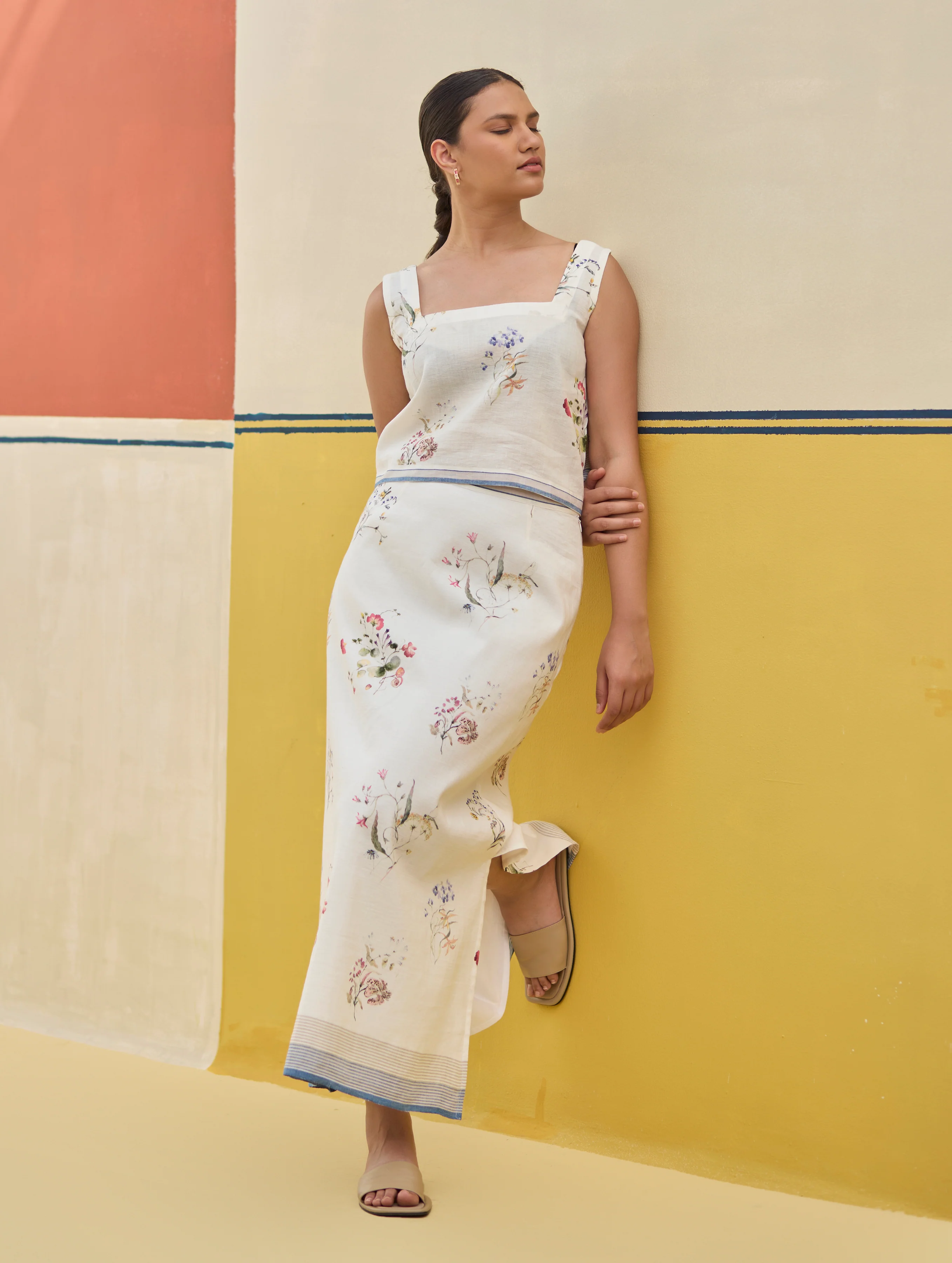 Leena Floral Co-ord Set
- Ivory - Image 3