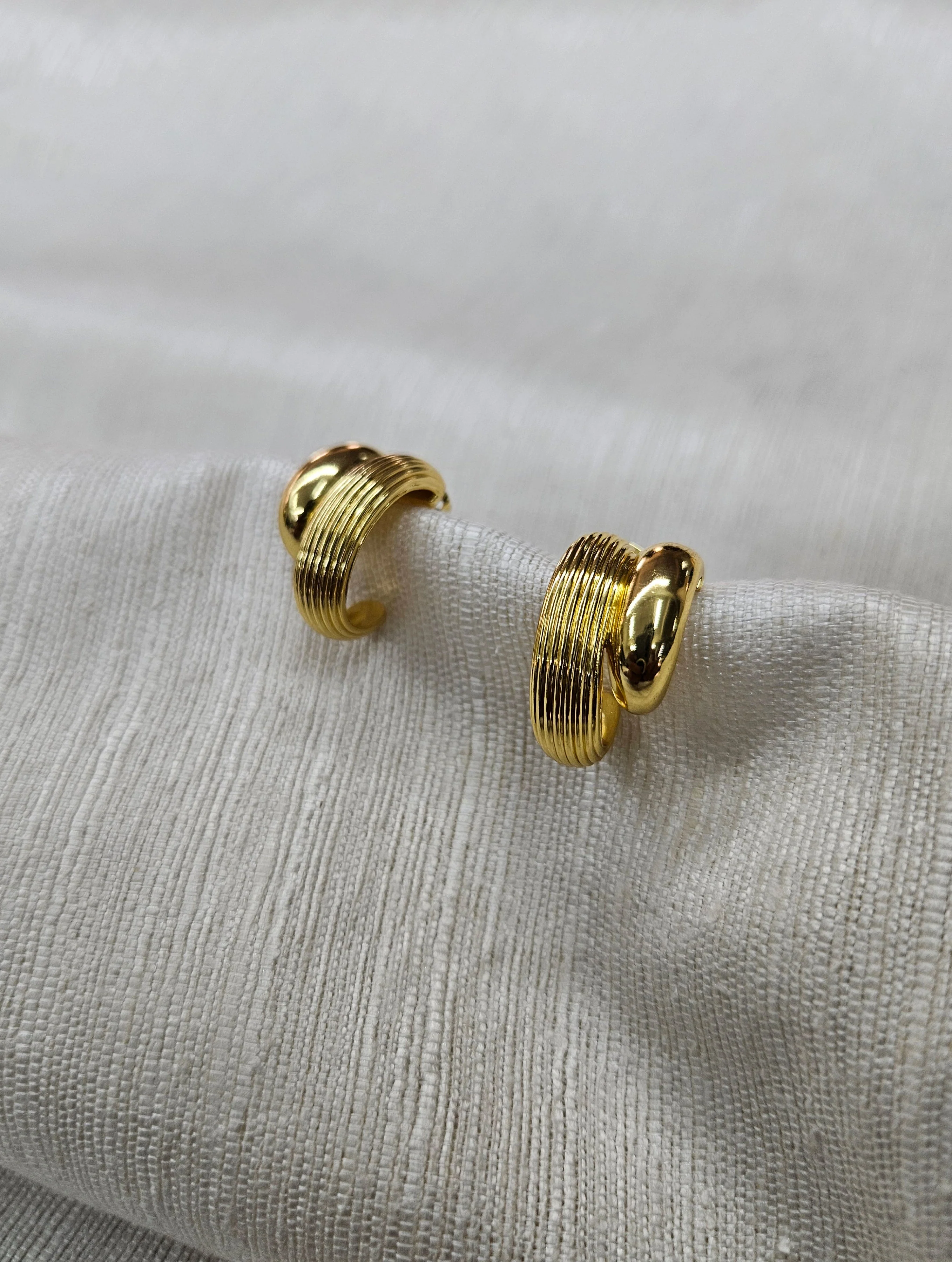 Lily Double Hoop Earrings - Image 2