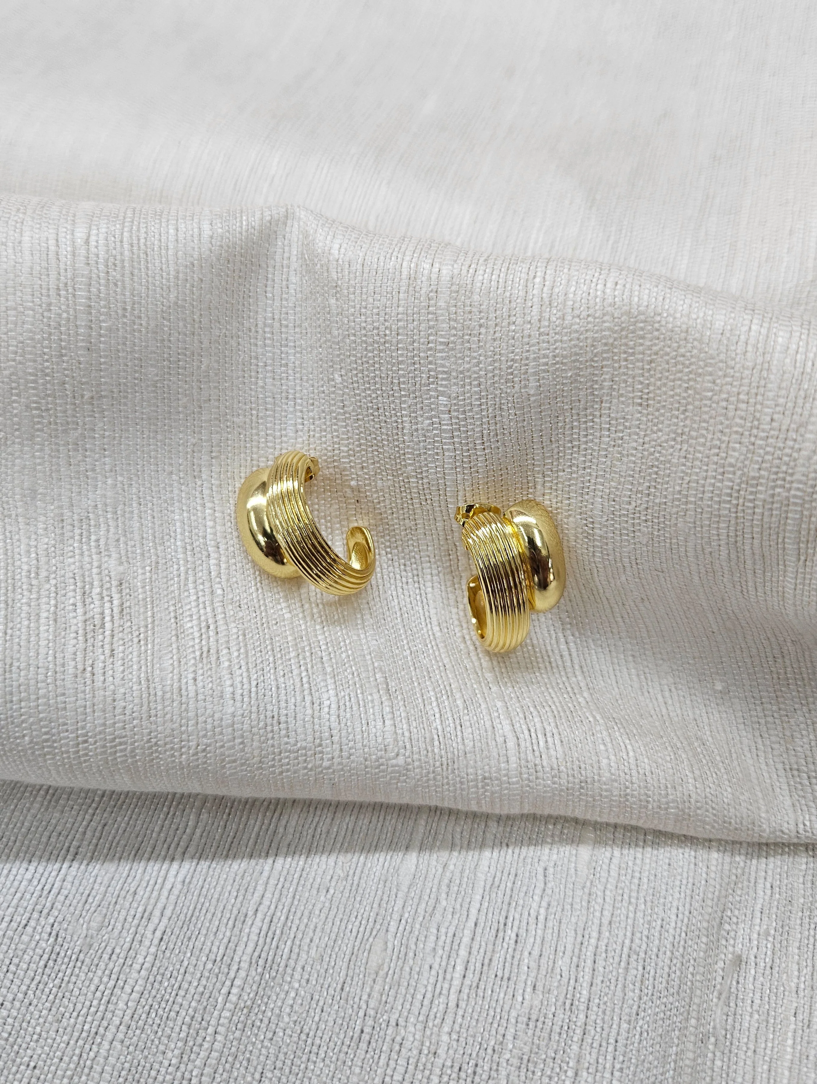 Lily Double Hoop Earrings - Image 4