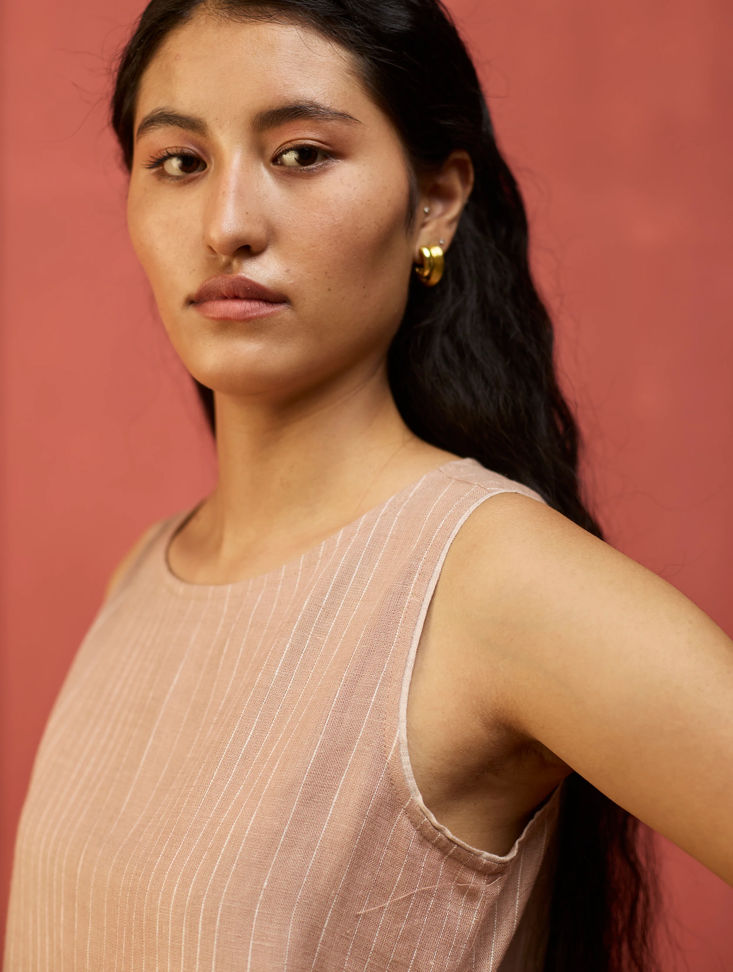 Lily Double Hoop Earrings - Image 5