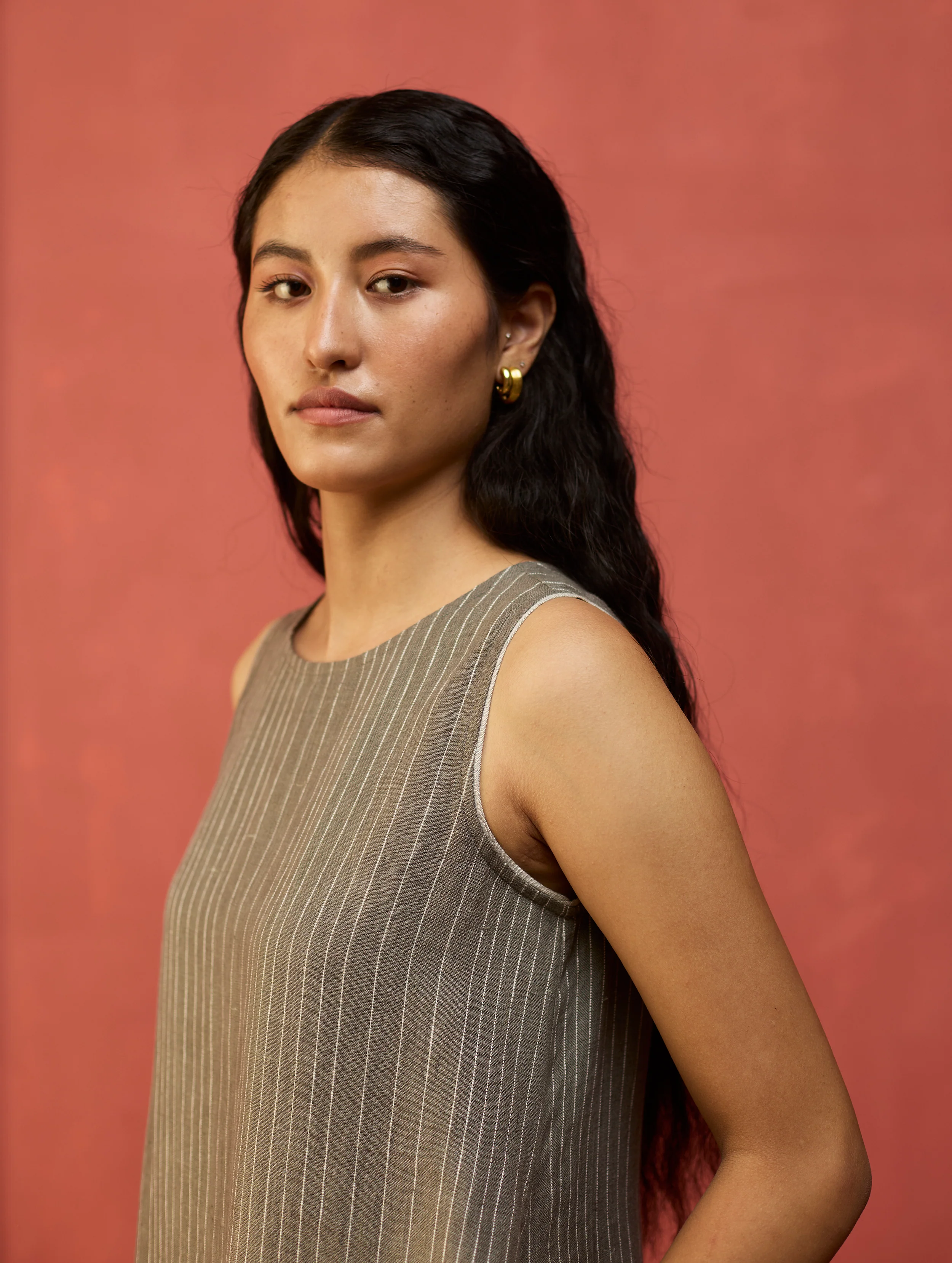Lily Double Hoop Earrings - Image 6