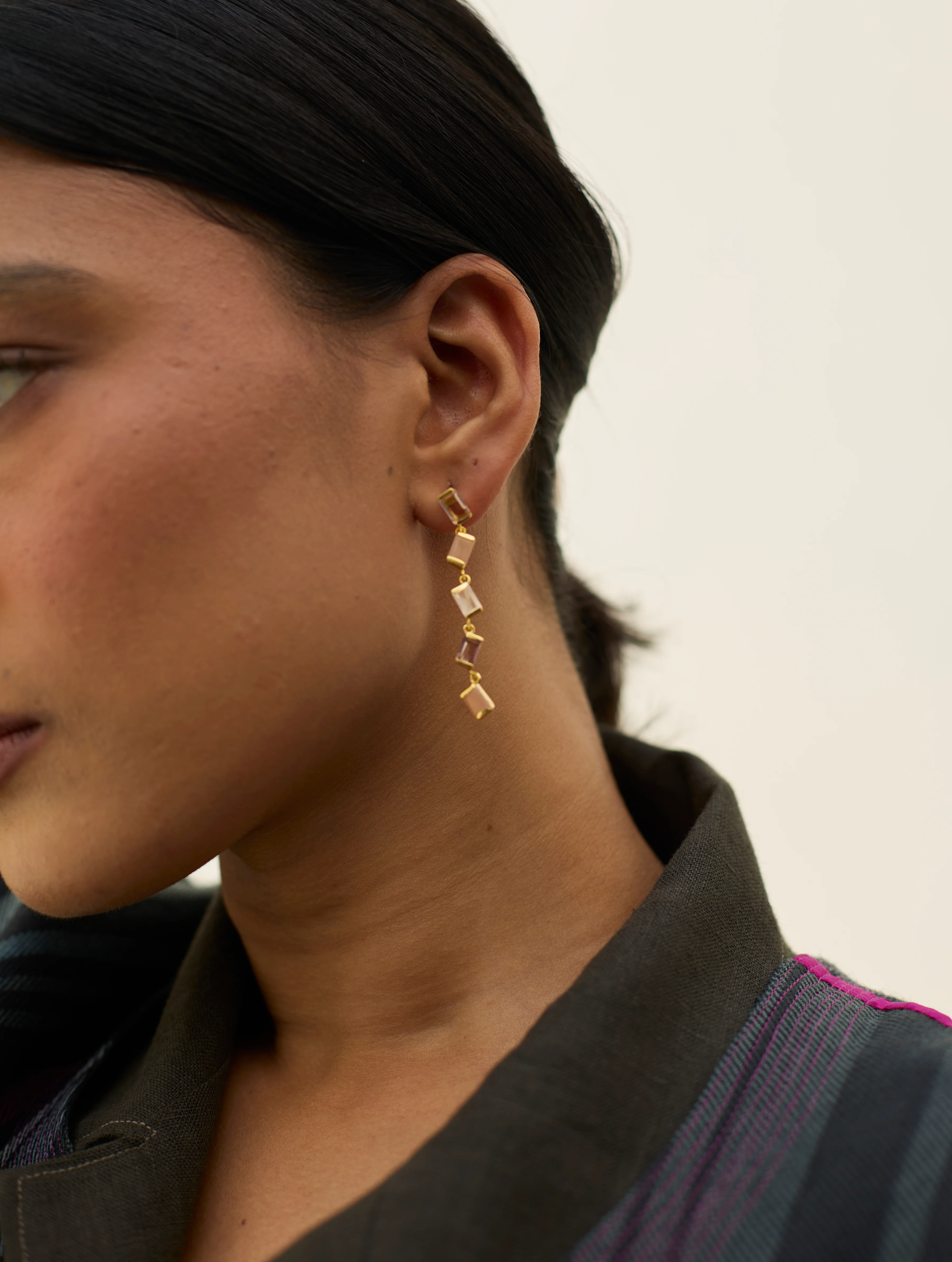 Lina Earring - Peach - Image 2