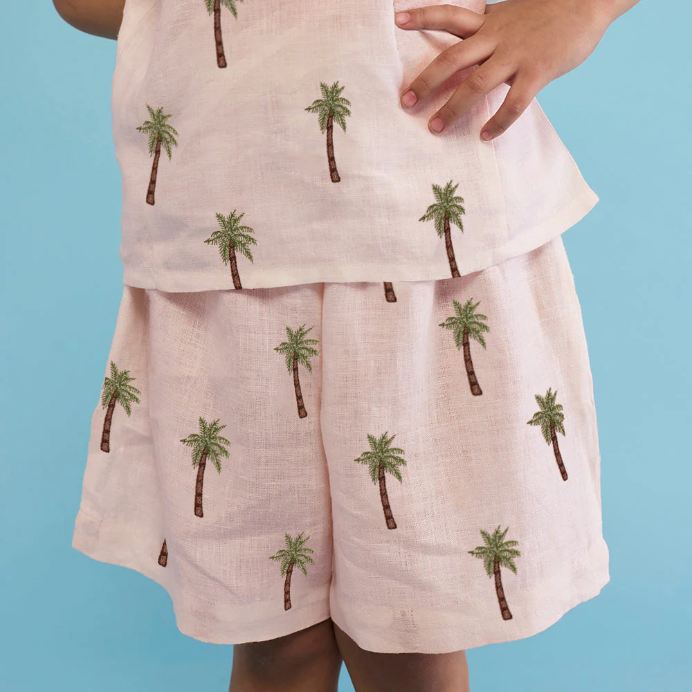 Lyle Linen Co-Ord Set - Blush - Image 4