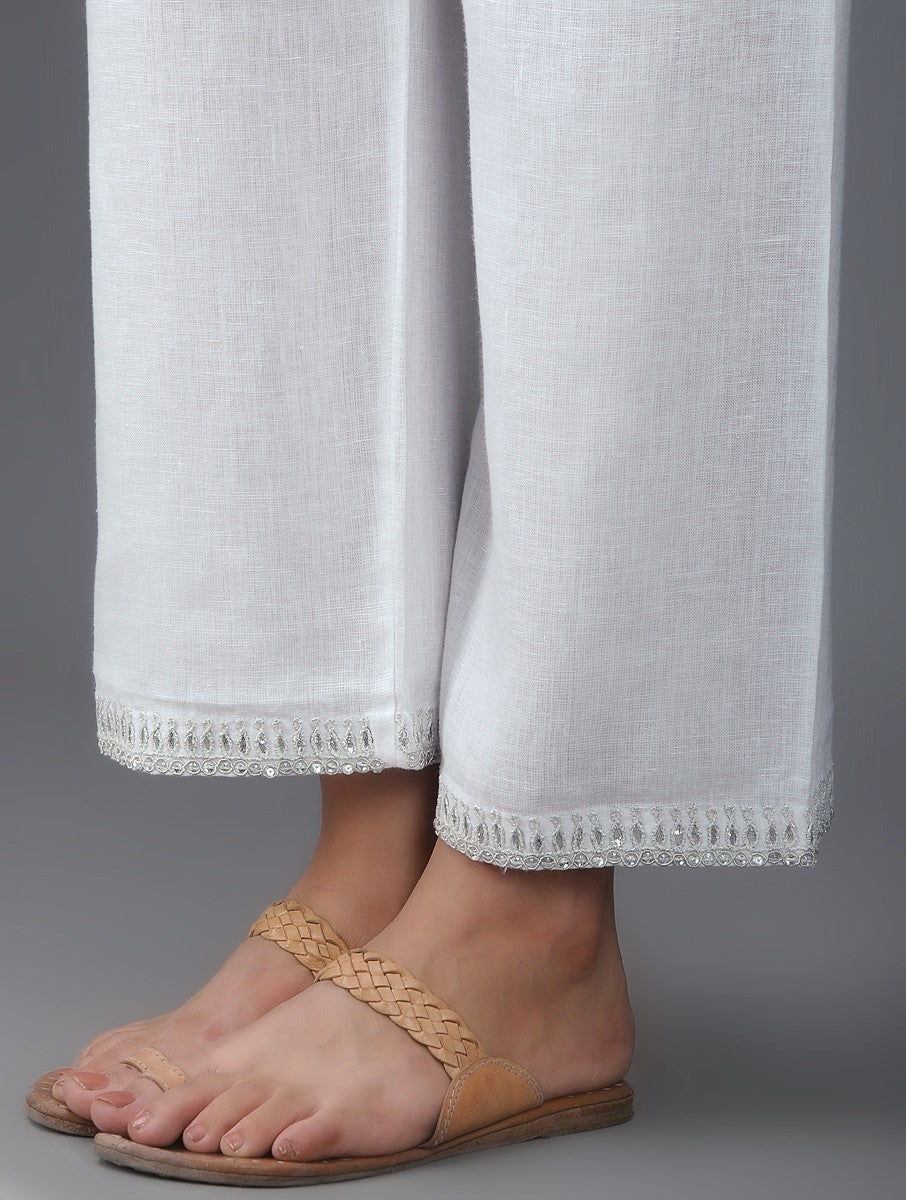 Makayla Gotapatti Linen Pant - Image 4