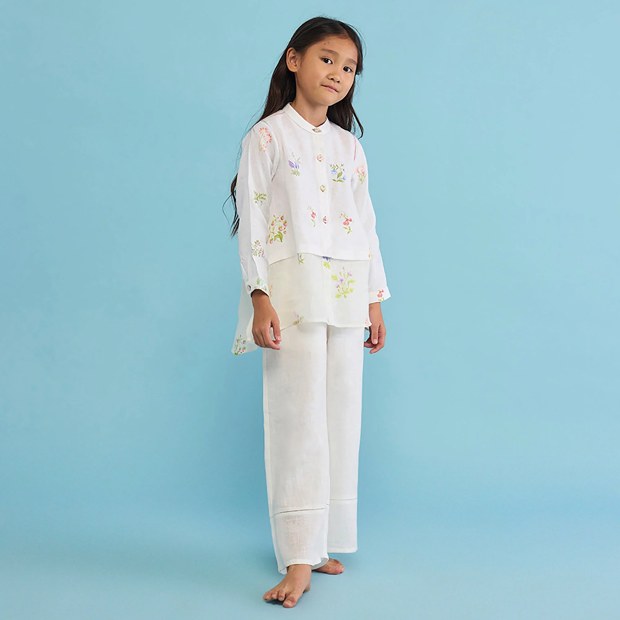 Mapa Linen Culottes -White - Image 2
