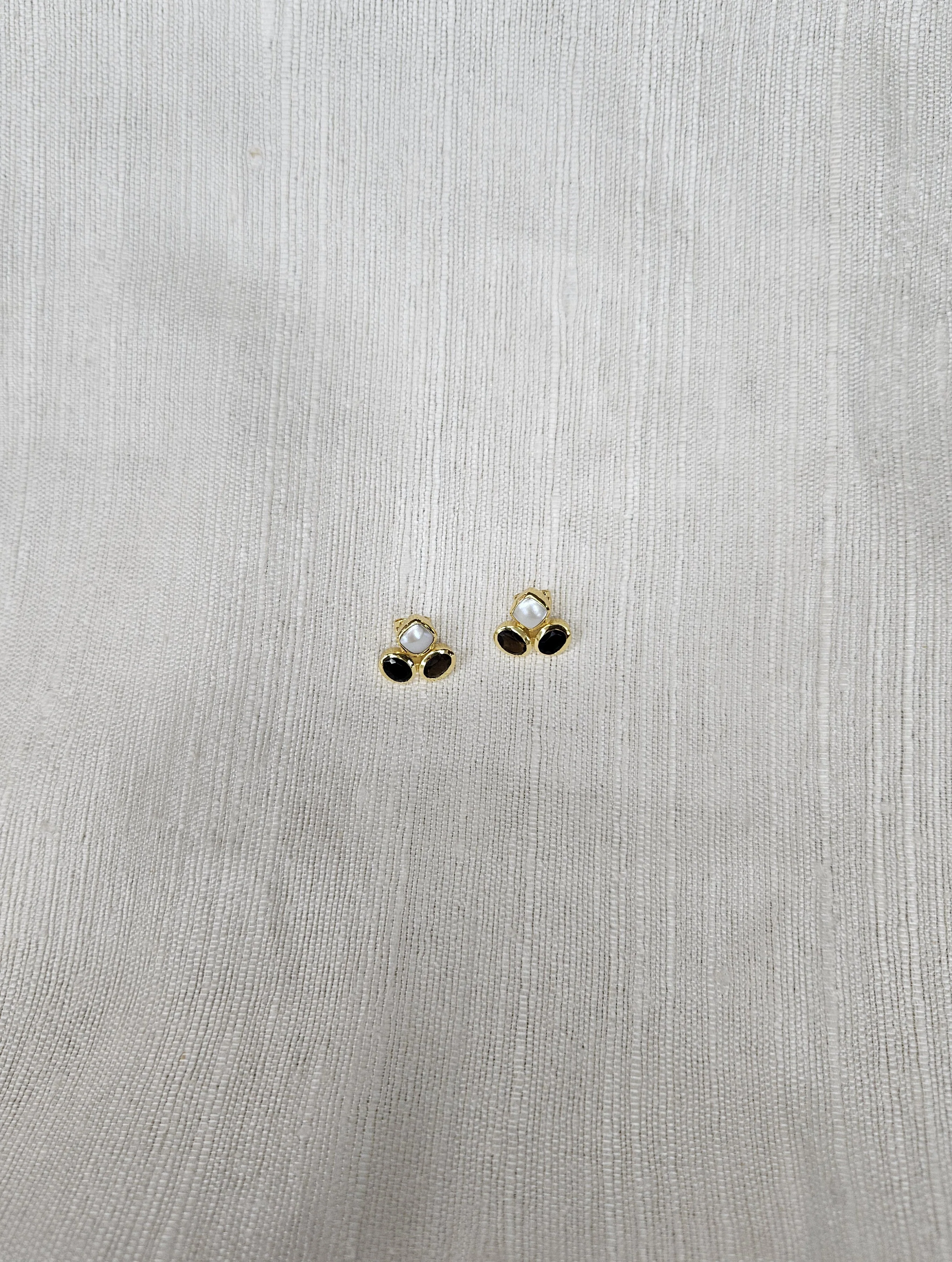 Myra Stud Earrings - Night - Image 3
