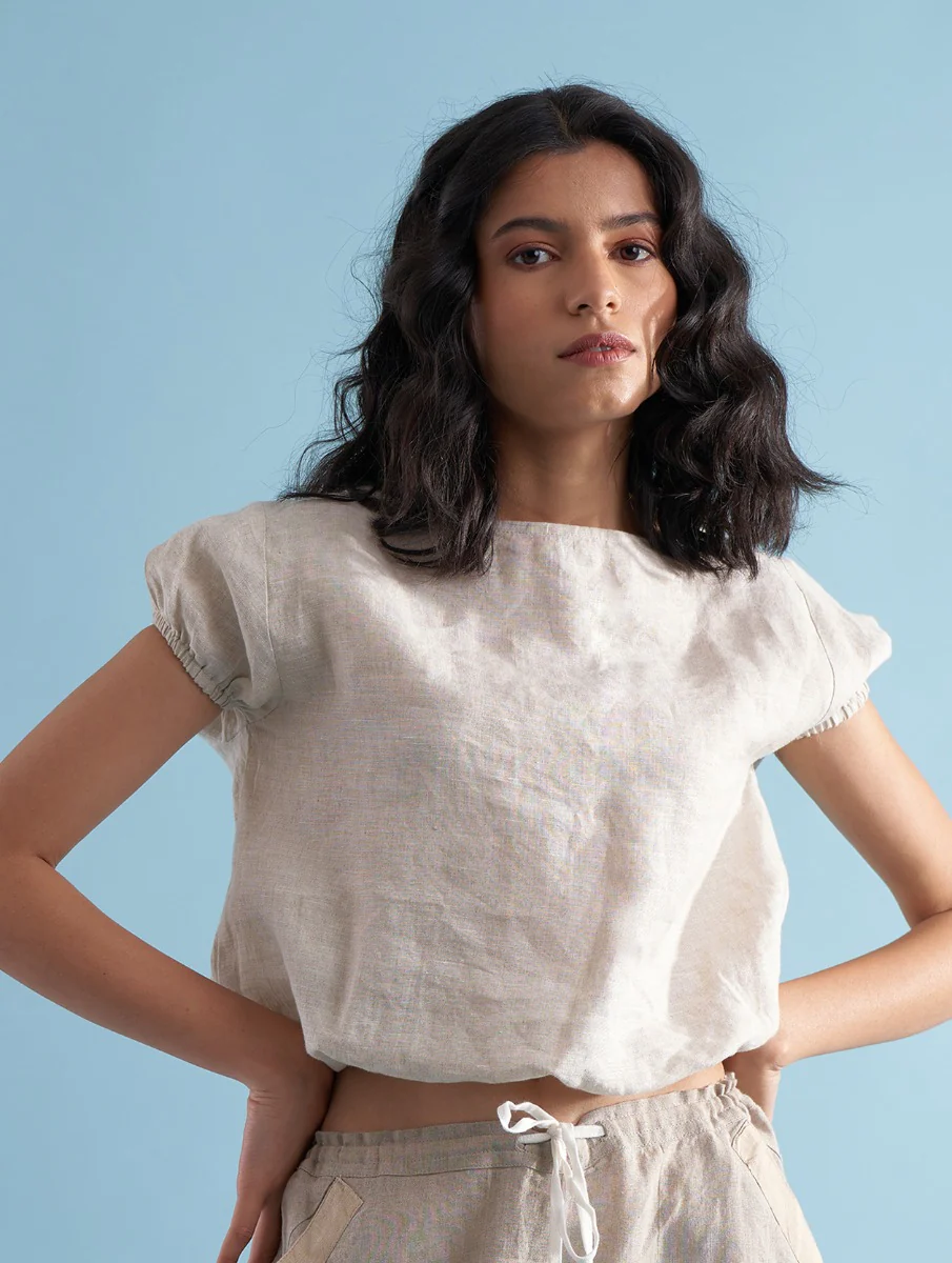 Nina Linen Co-ord Set - Dawn - Image 3