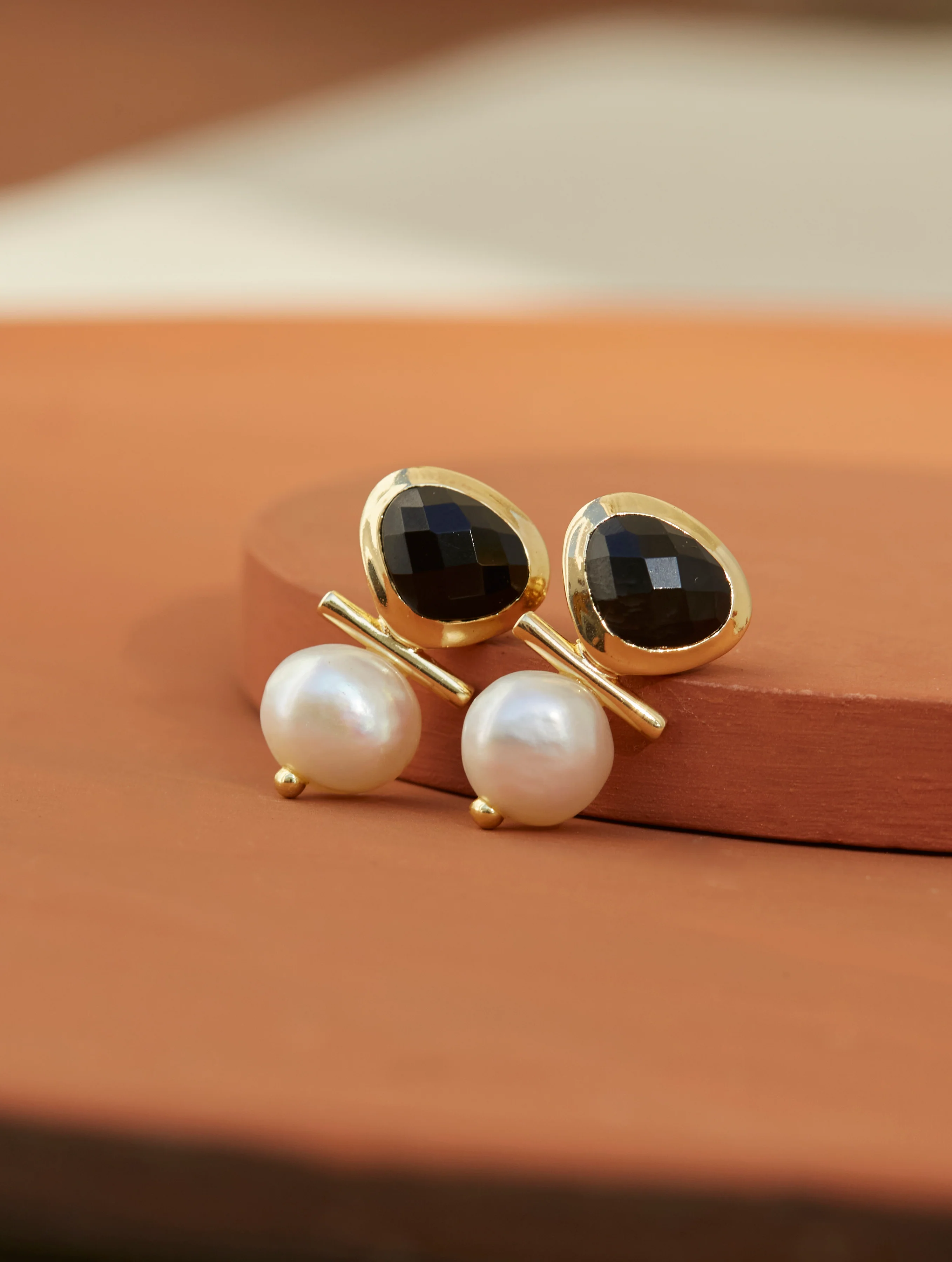 Resa Stud Earrings - Yin & Yang - Image 4