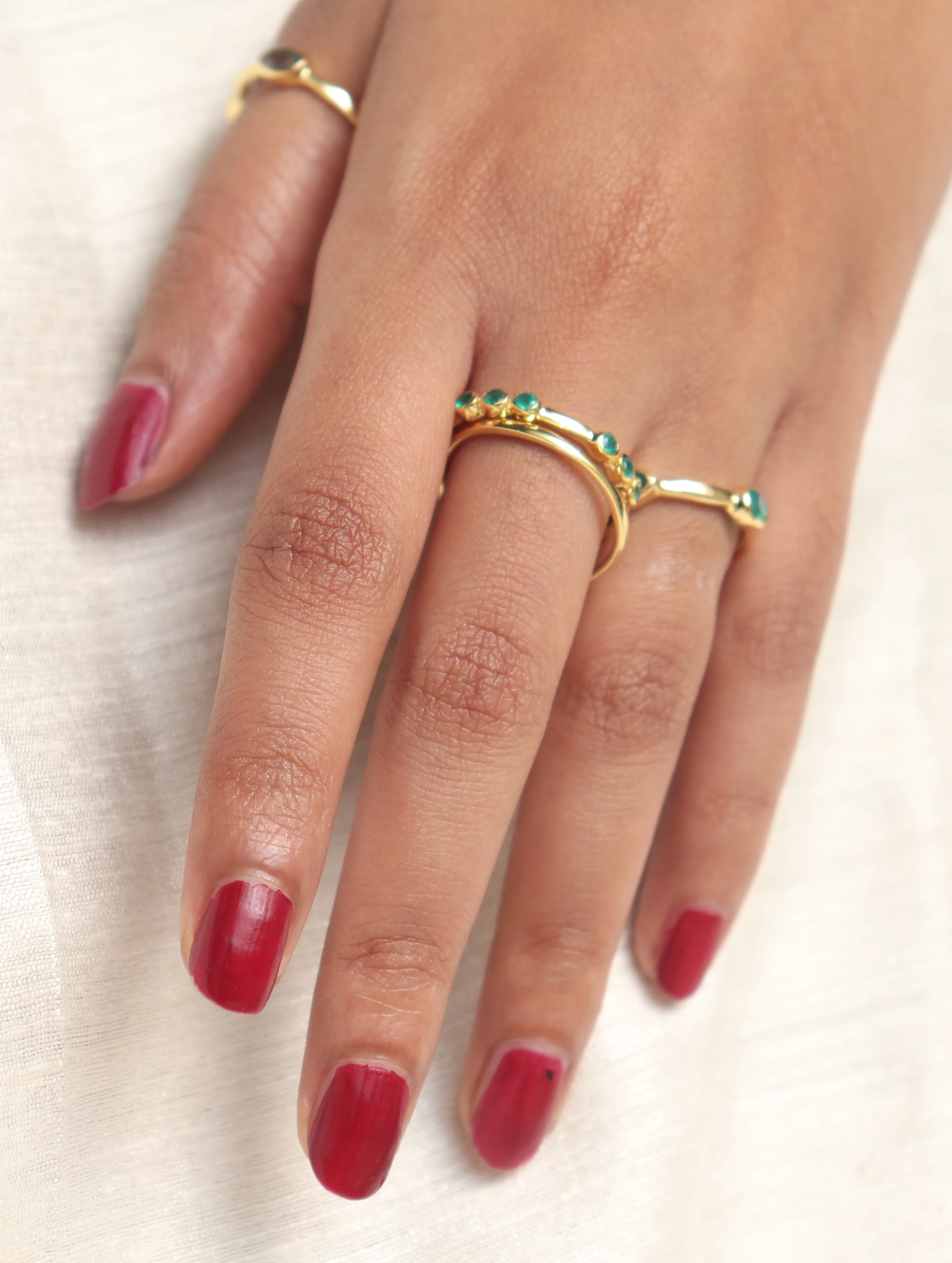 Rika Stackable Ring - Night - Image 6